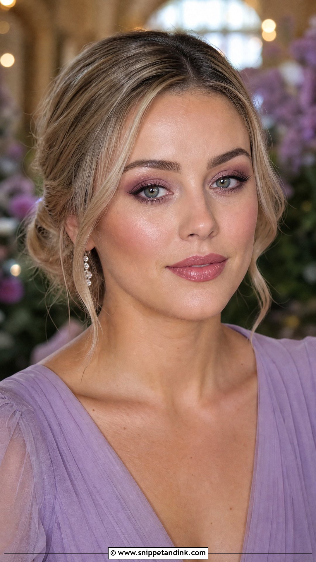 Mauve Wedding Guest Makeup - Snippet and Ink - 20 Easy Makeup for Wedding Guest Ideas