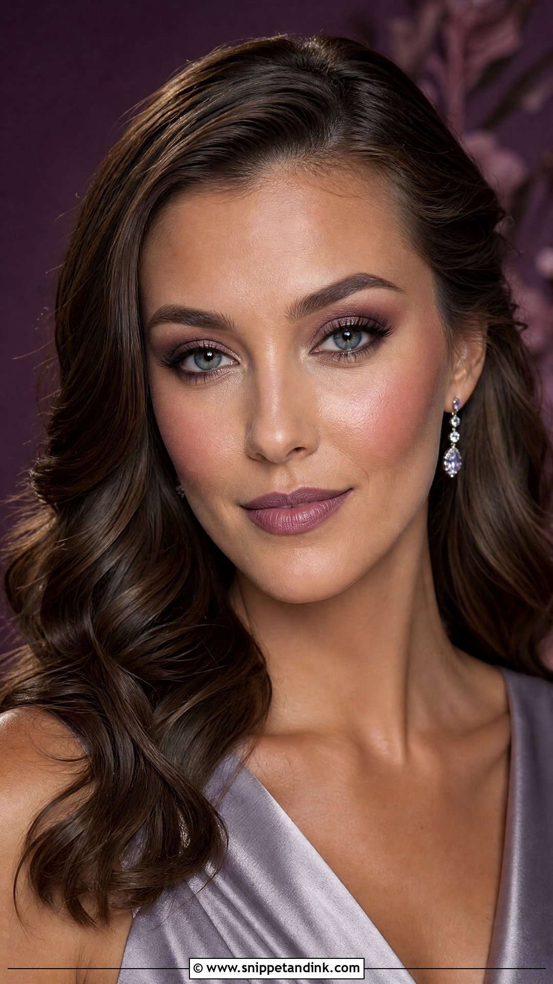 Mauve Wedding Guest Makeup - Snippet and Ink - 20 Makeup Inspo Wedding Guest Ideas
