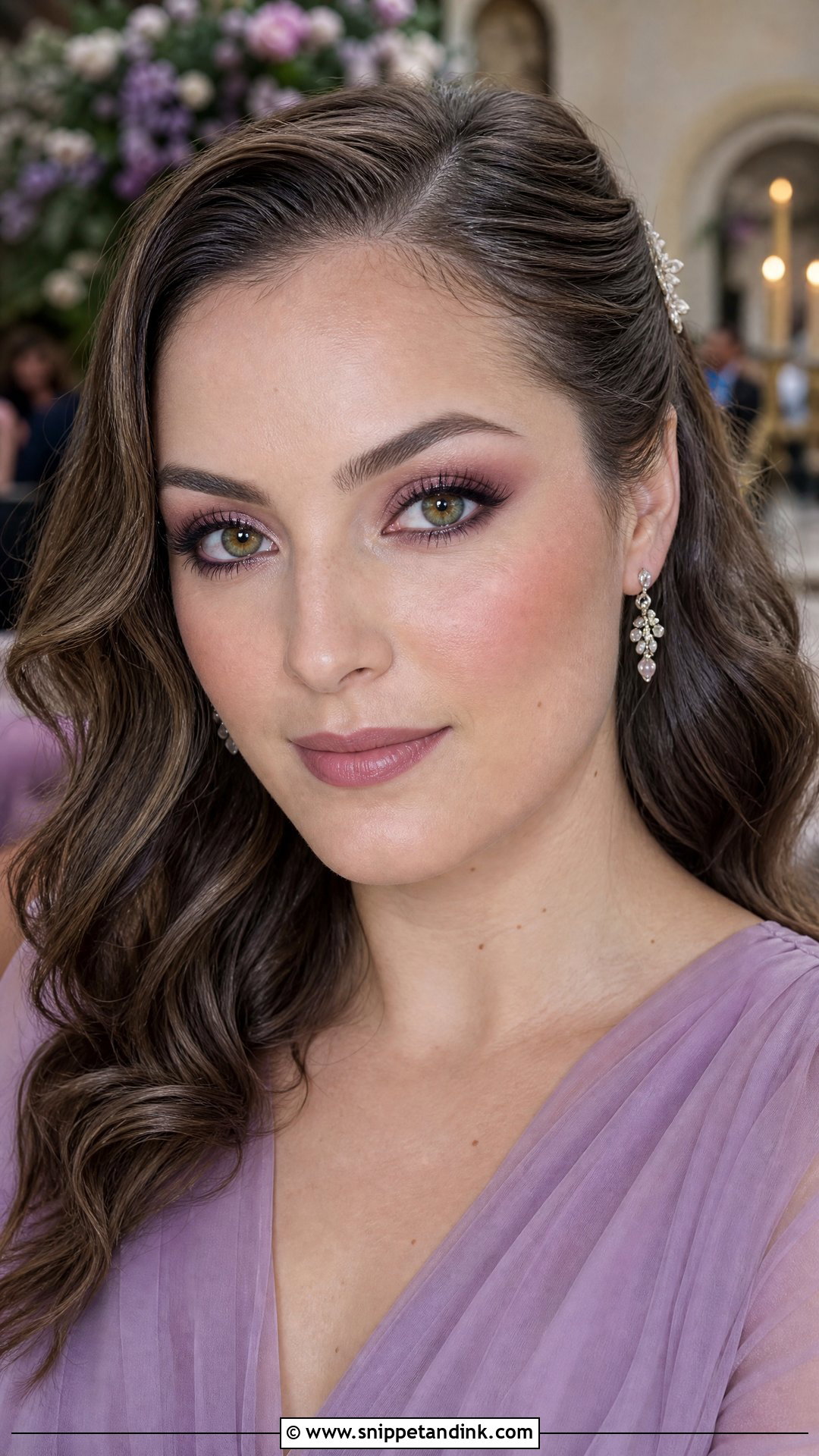 Mauve Wedding Guest Makeup for Green Eyes - Snippet and Ink - 25 Wedding Guest Makeup for Green Eyes