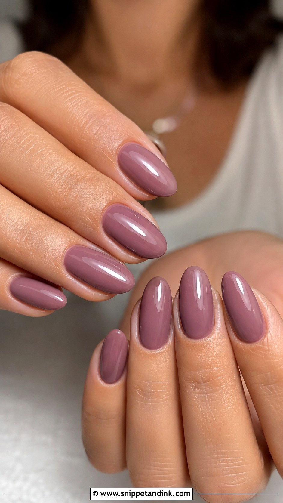 Mauve Wedding Guest Nails - Snippet and Ink - 20 Cute Nails for Wedding Guest