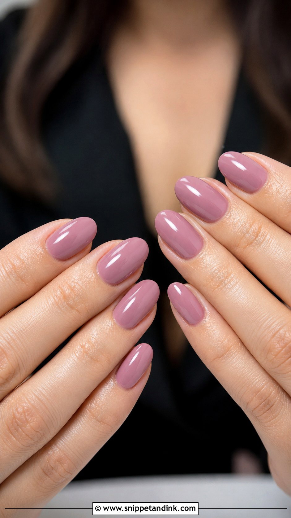 Mauve Wedding Guest Nails - Snippet and Ink - 20 Wedding Guest Nail Designs