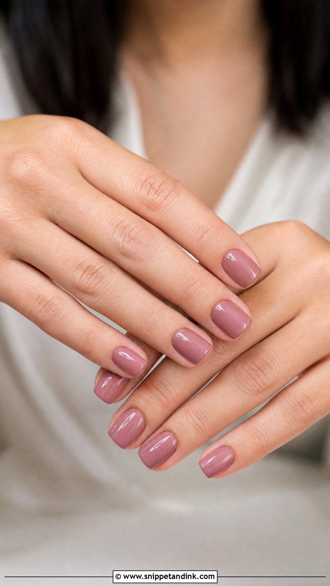 Mauve Wedding Guest Nails - Snippet and Ink - 25 Simple Wedding Guest Nails