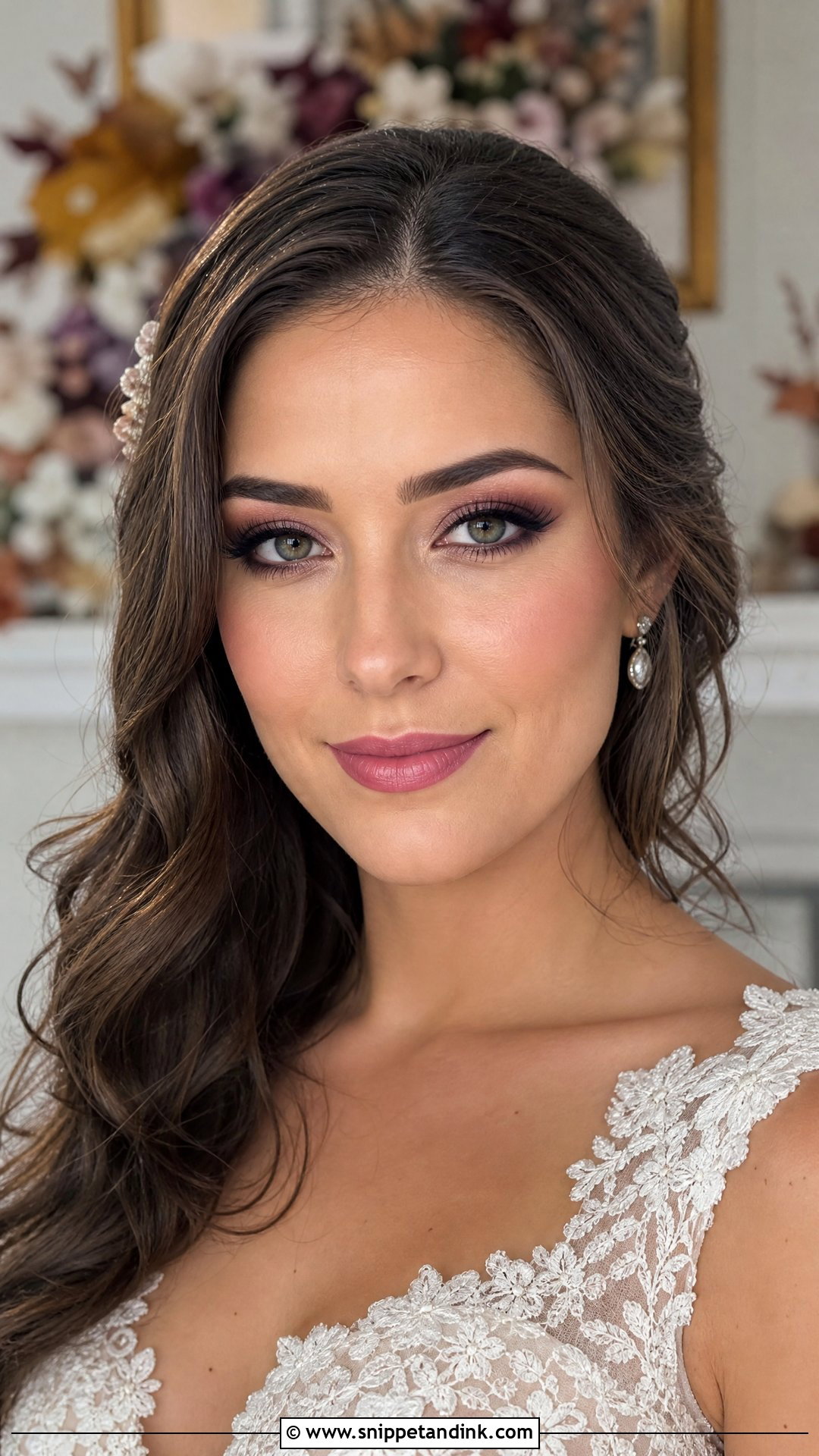 Mauve Wedding Makeup - Snippet and Ink - 25 Soft Makeup Look for Wedding Ideas