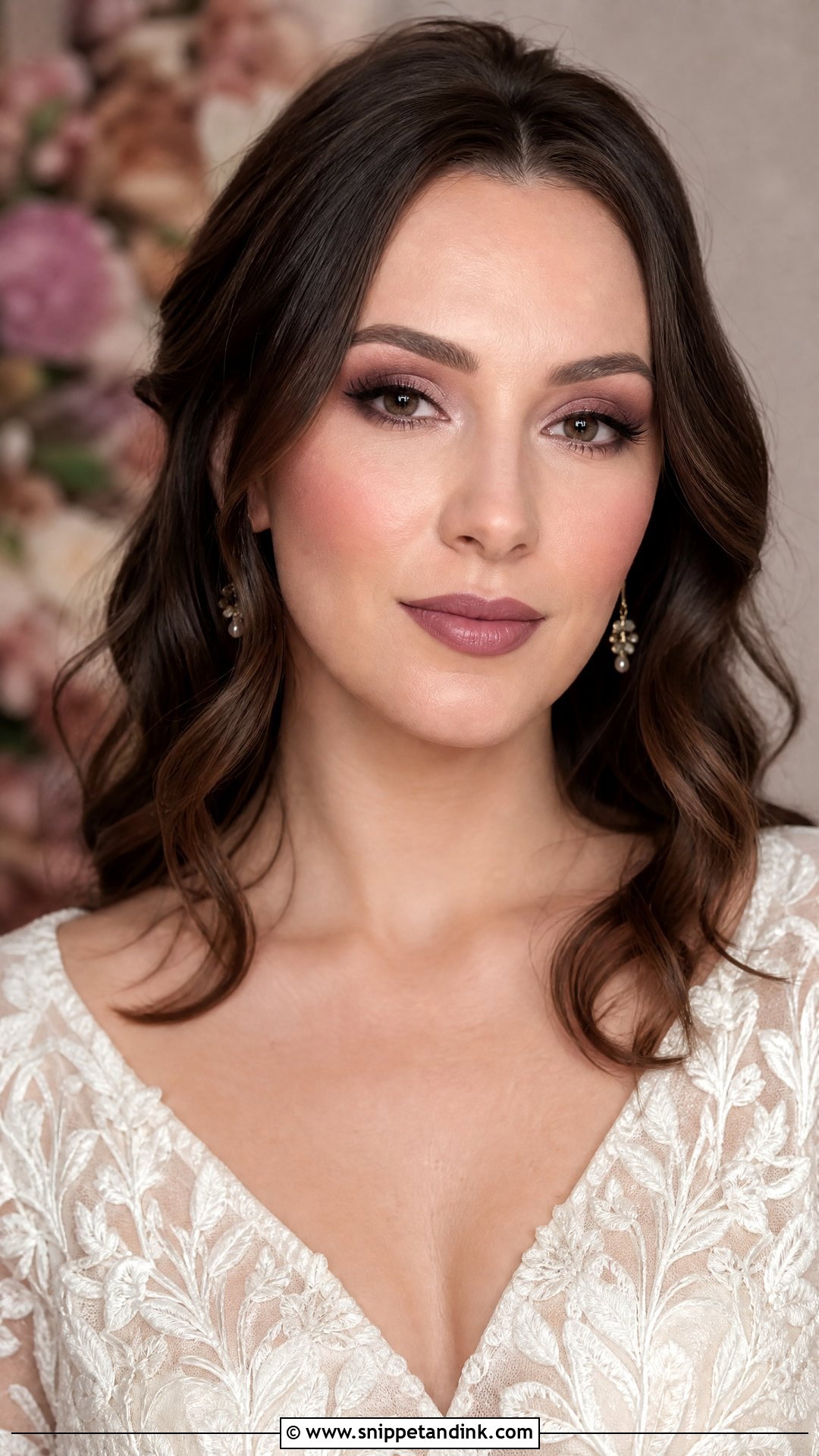 Mauve Wedding Makeup - Snippet and Ink - 25 Subtle Wedding Makeup Ideas