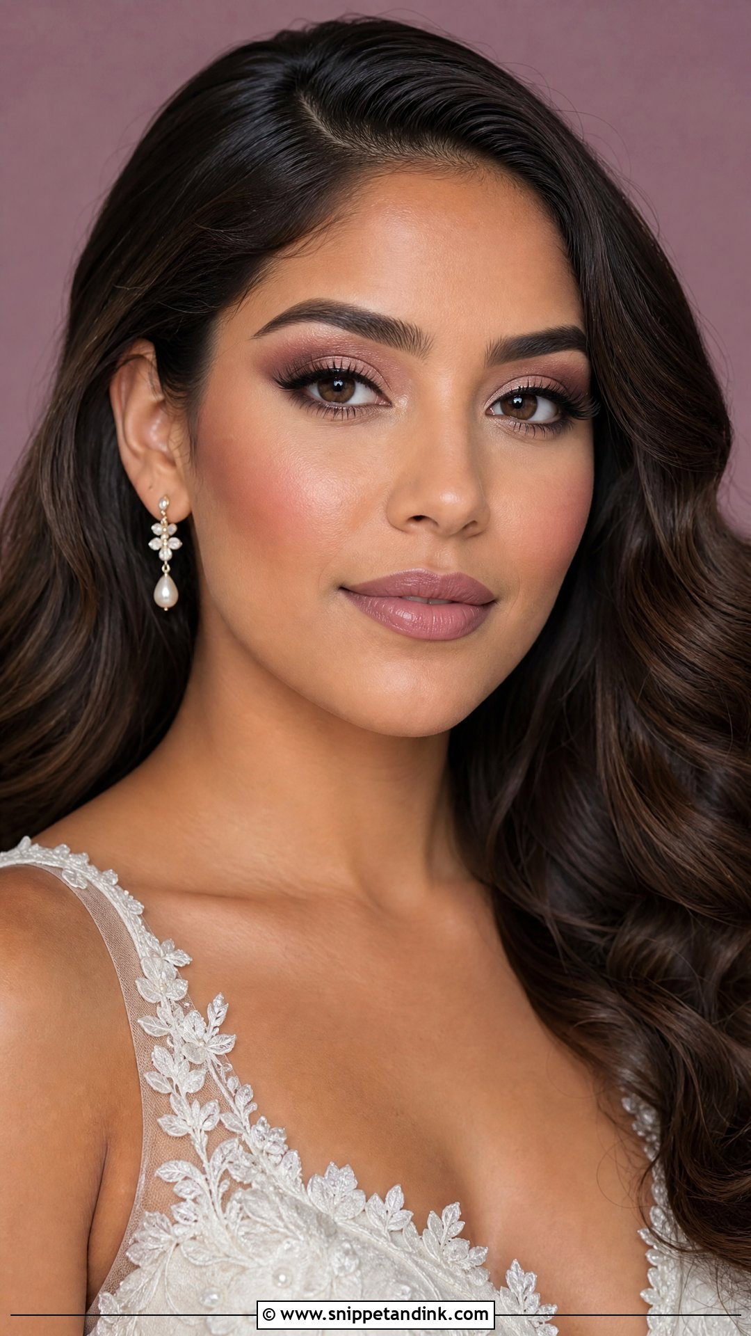 Mauve Wedding Makeup - Snippet and Ink - 30 Wedding Makeup Looks
