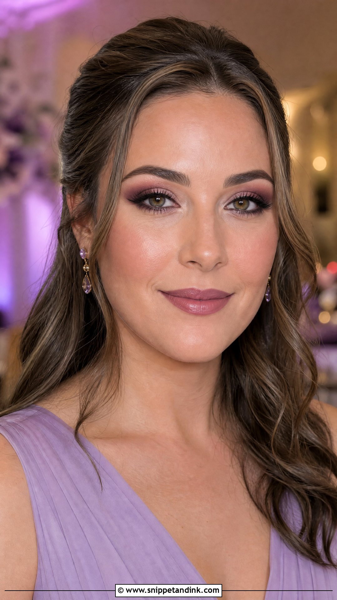 Mauve Wedding Makeup - Snippet and Ink - 20 Makeup Inspo for Wedding Ideas