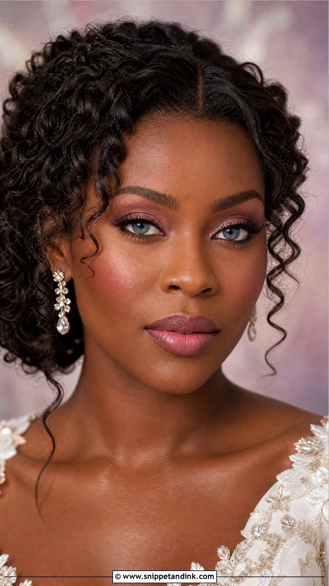 Mauve Wedding Makeup For Blue Eyes - Snippet and Ink - 20 Simple Wedding Makeup for Blue Eyes