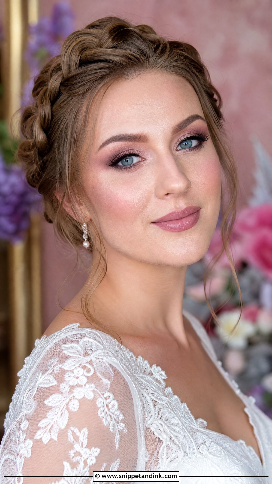 Mauve Wedding Makeup For Blue Eyes - Snippet and Ink - 20 Wedding Makeup Ideas for Blue Eyes