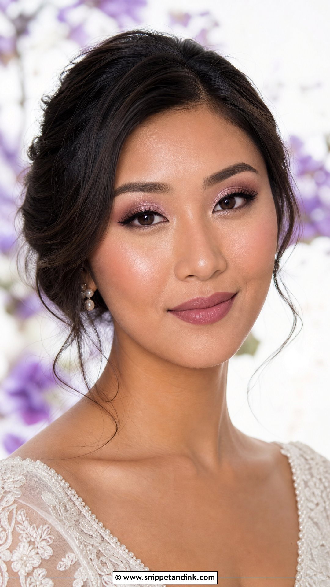 Mauve Wedding Makeup For Brown Eyes - Snippet and Ink - 25 Natural Glam Wedding Makeup for Brown Eyes
