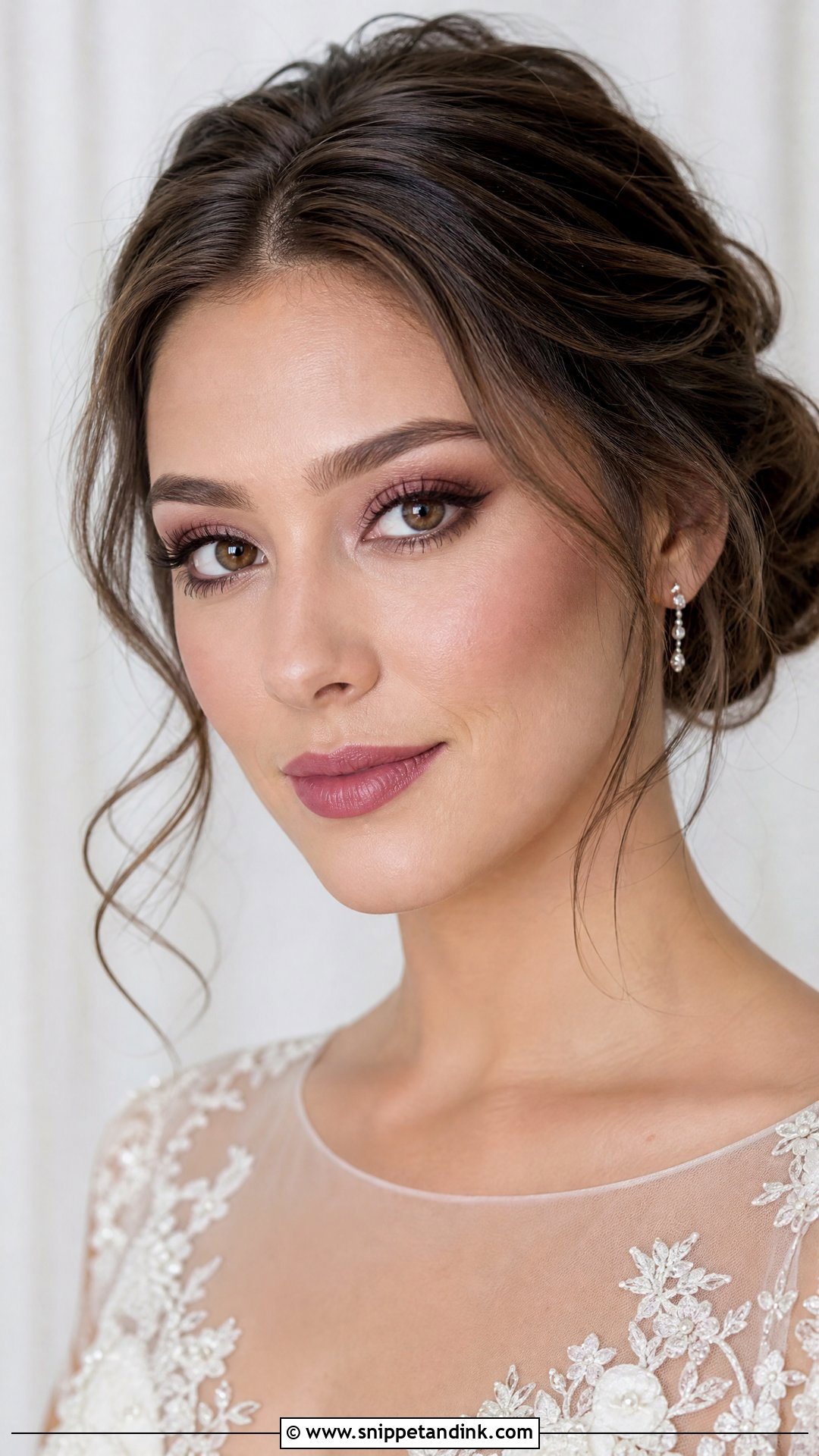 Mauve Wedding Makeup For Brown Eyes - Snippet and Ink - 20 Light Wedding Makeup for Brown Eyes