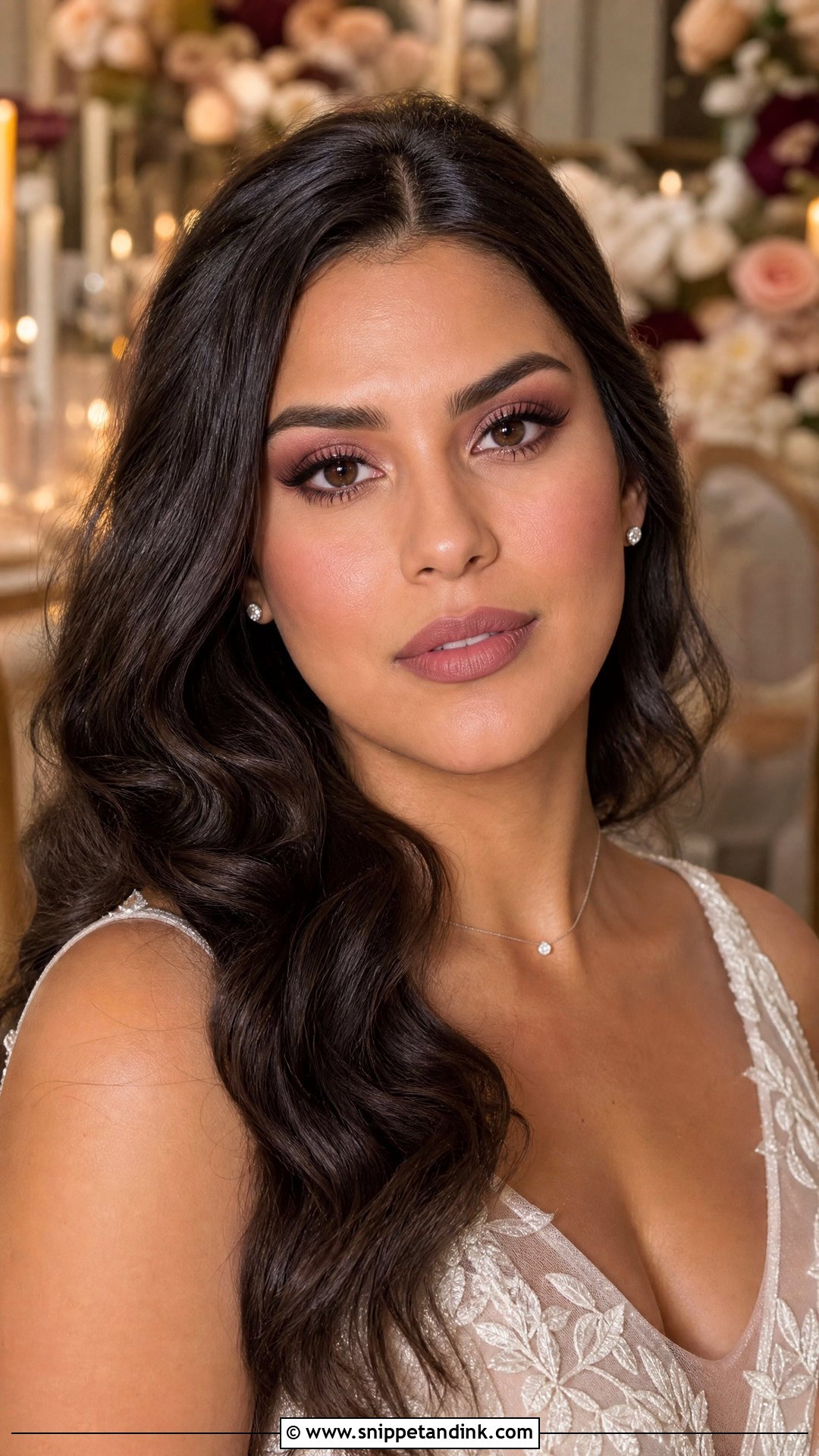 Mauve Wedding Makeup For Brown Eyes - Snippet and Ink - 20 Natural Wedding Makeup for Brown Eyes Brunettes
