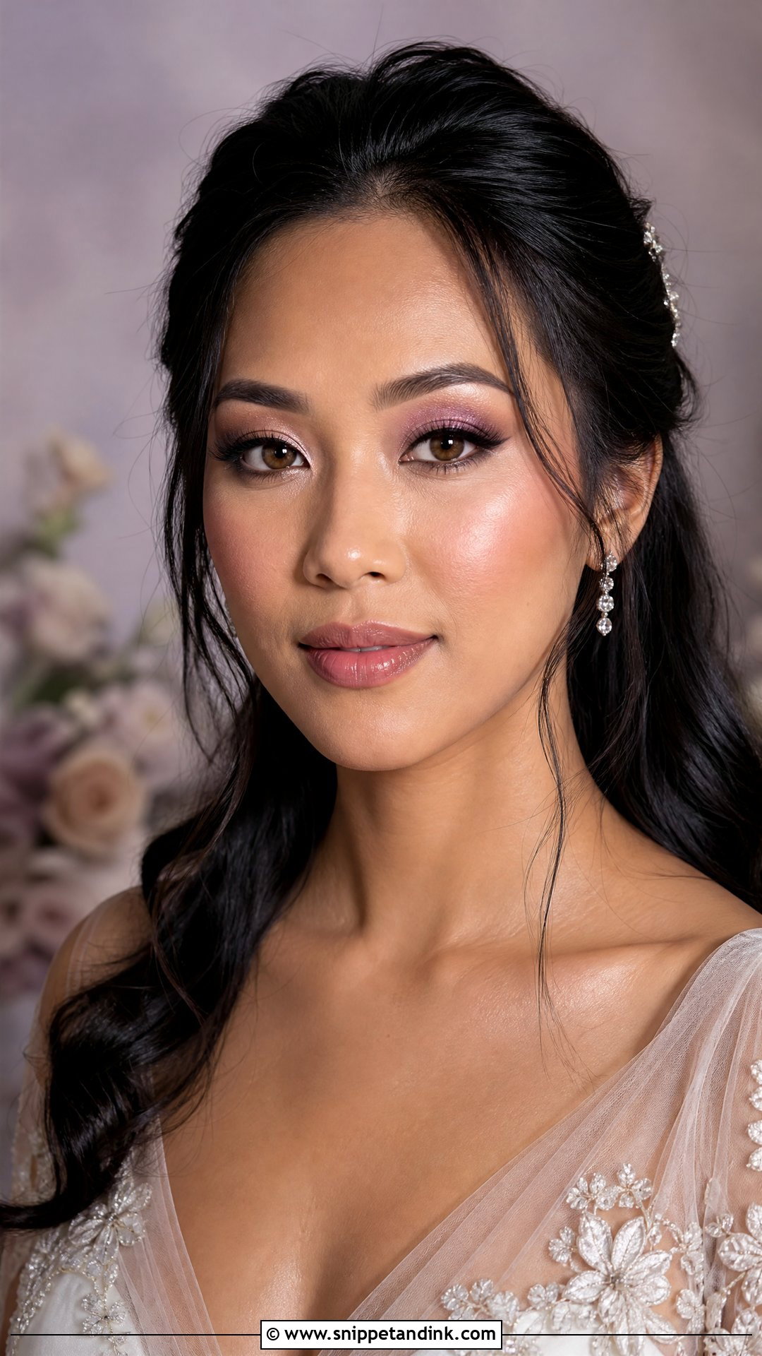 Mauve Wedding Makeup For Brown Eyes - Snippet and Ink - 20 Wedding Make Up Looks Brides Brown Eyes