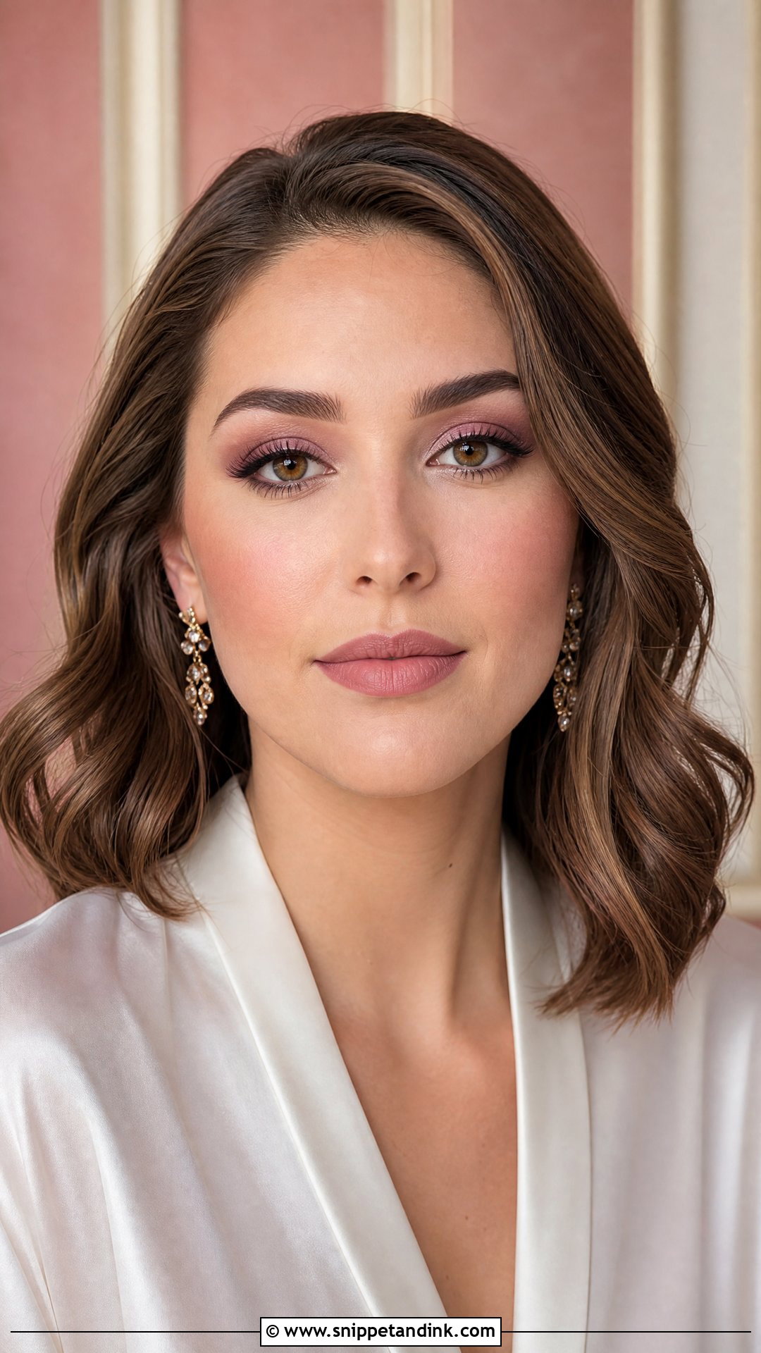 Mauve Wedding Makeup For Brown Eyes - Snippet and Ink - 20 Brown Eye Wedding Makeup Ideas