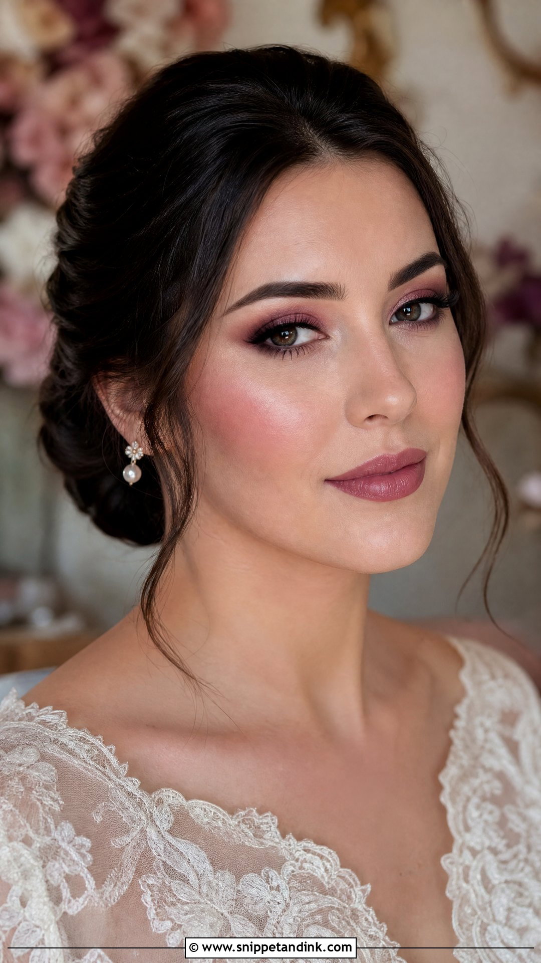 Mauve Wedding Makeup For Dark Hair - Snippet and Ink - 20 Wedding Makeup Dark Hair Ideas