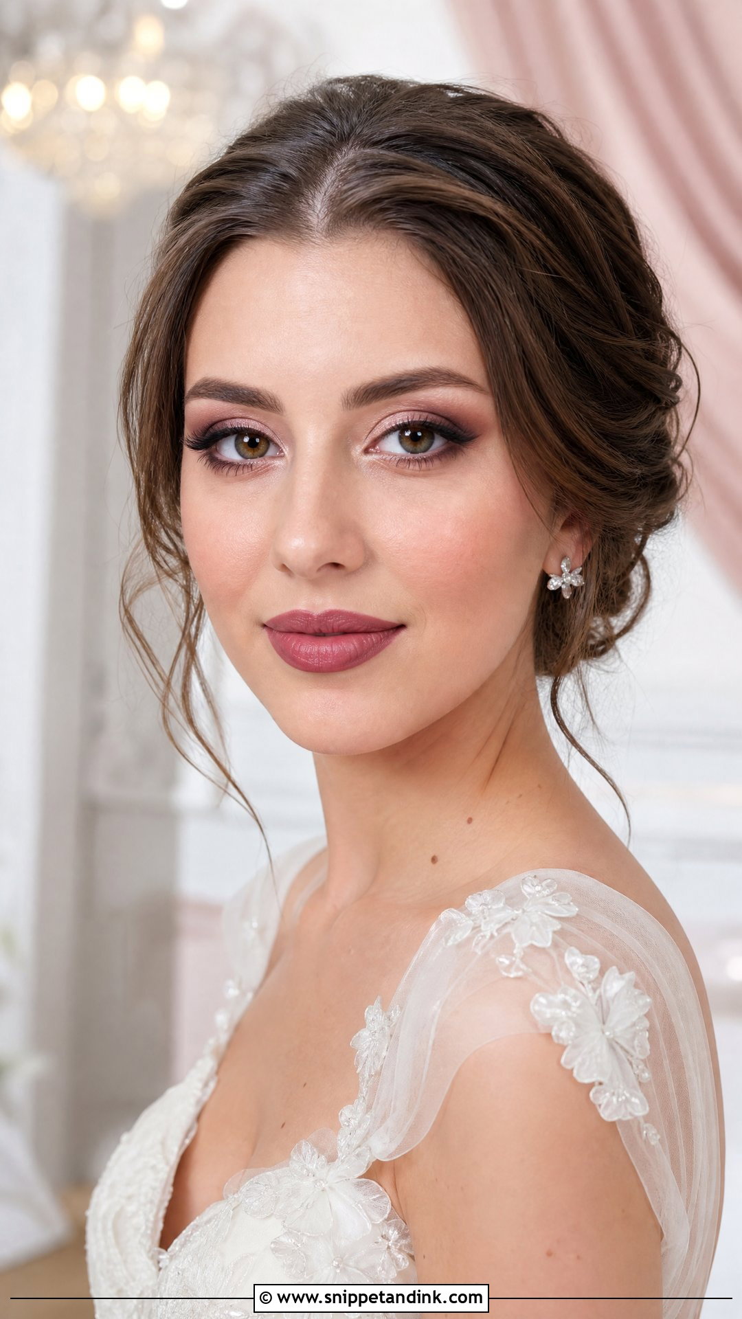 Mauve Wedding Makeup For Green Eyes - Snippet and Ink - 25 Wedding Day Makeup for Bride Green Eyes