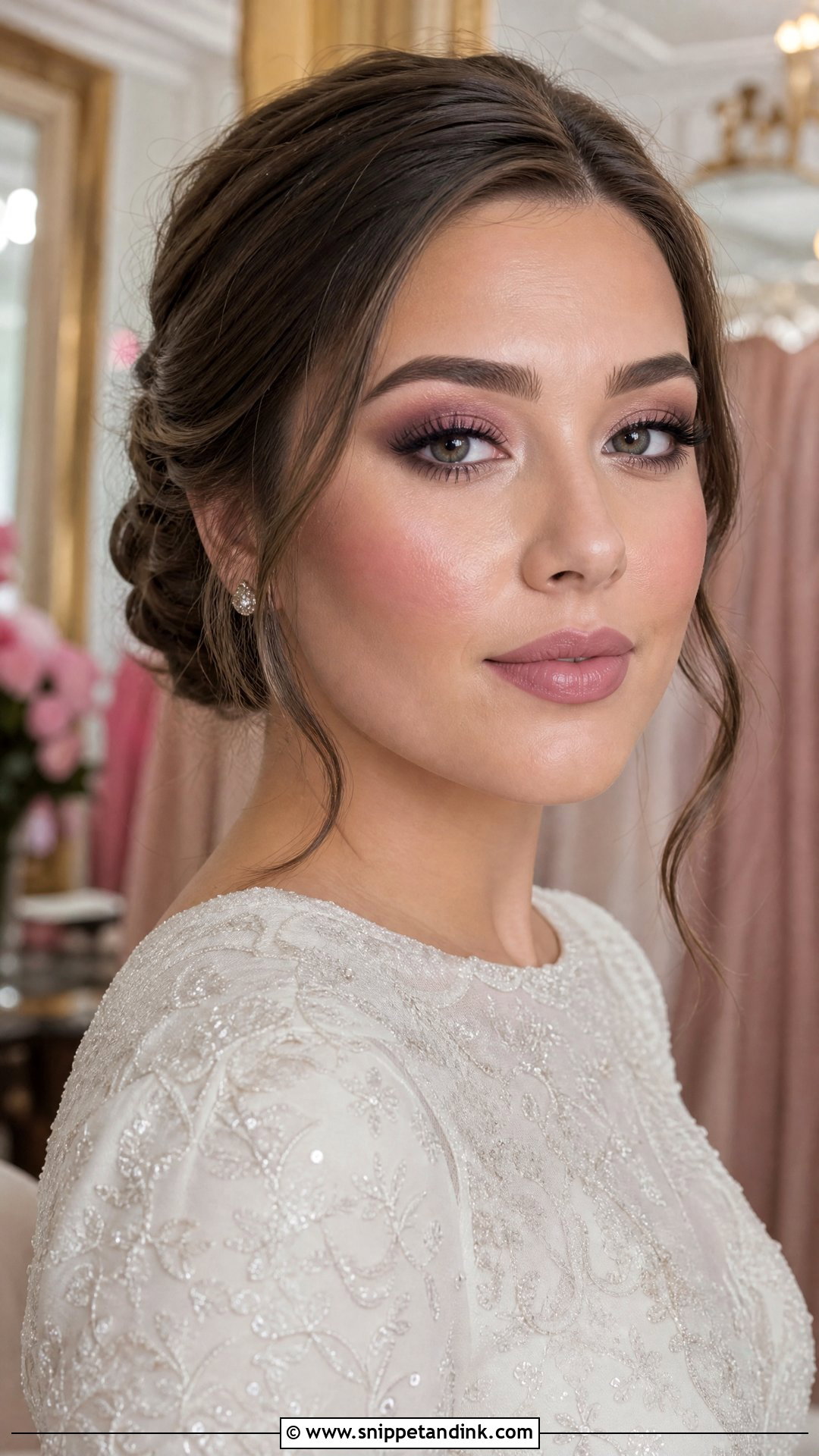 Mauve Wedding Makeup For Round Face - Snippet and Ink - 20 Wedding Makeup for Round Face Ideas