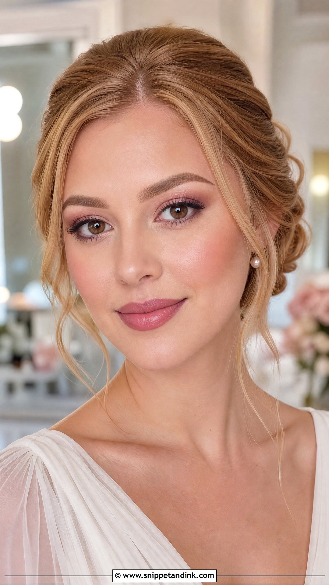 Mauve Wedding Makeup for Brown Eyes - Snippet and Ink - 20 Wedding Makeup Looks for Brown Eyes
