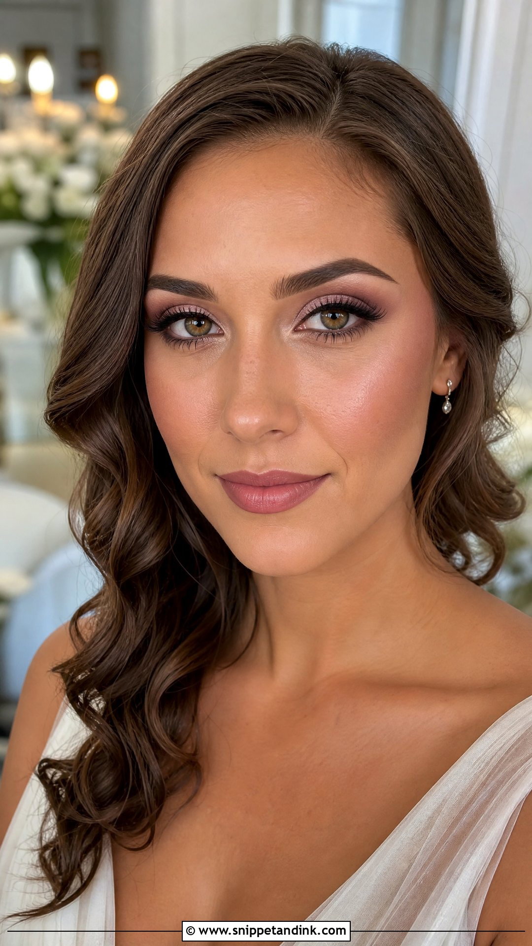 Mauve Wedding Makeup for Hazel Eyes - Snippet and Ink - 20 Wedding Makeup for Hazel Eyes and Brown Hair