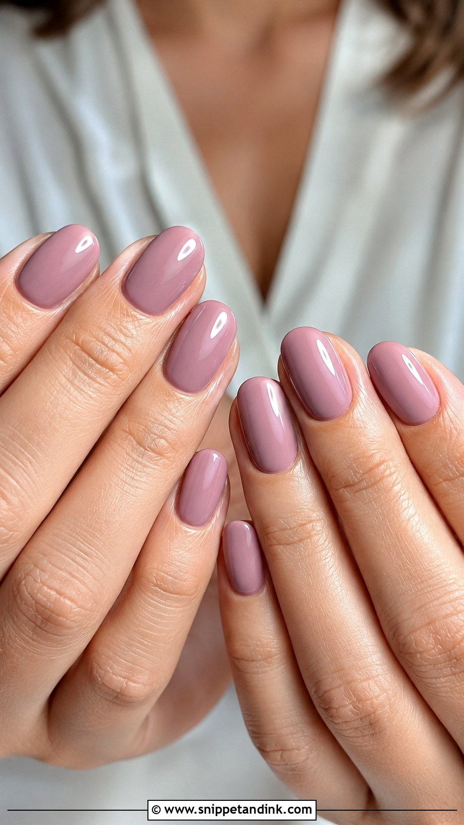 Mauve Wedding Nails - Snippet and Ink - 20 Wedding Nails for Mother of the Bride