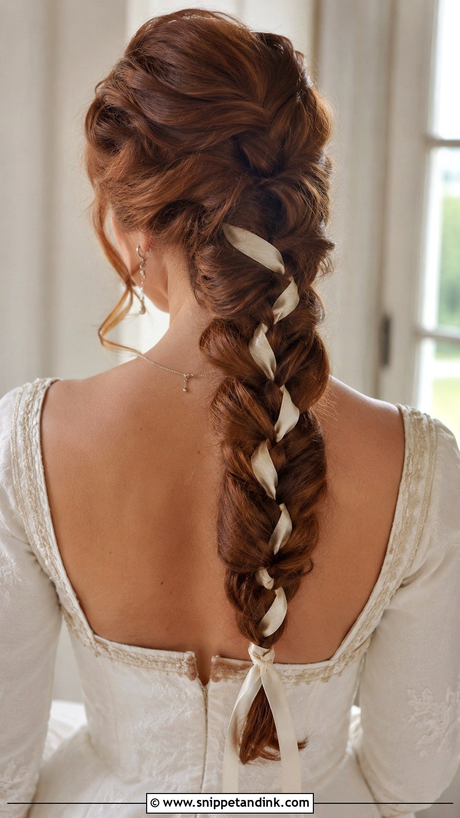 Medieval Long Braid Wedding Hair - Snippet and Ink - 20 Medieval Wedding Hair Ideas