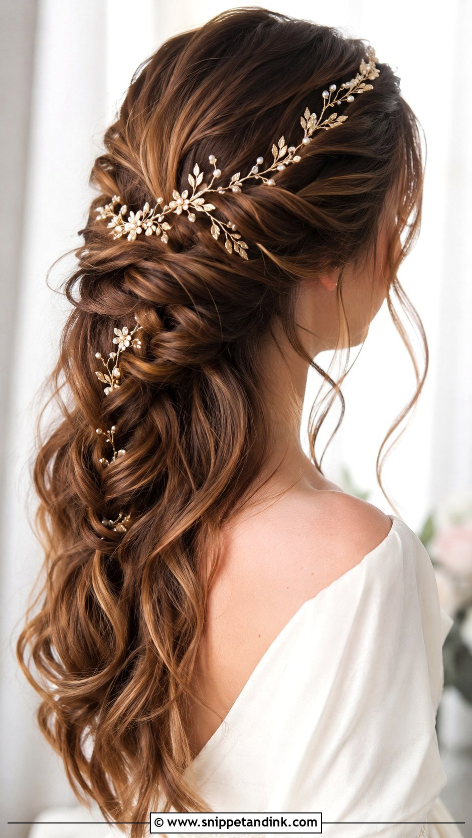 Medieval Wedding Hair With Hair Vine - Snippet and Ink - 20 Medieval Wedding Hair Ideas