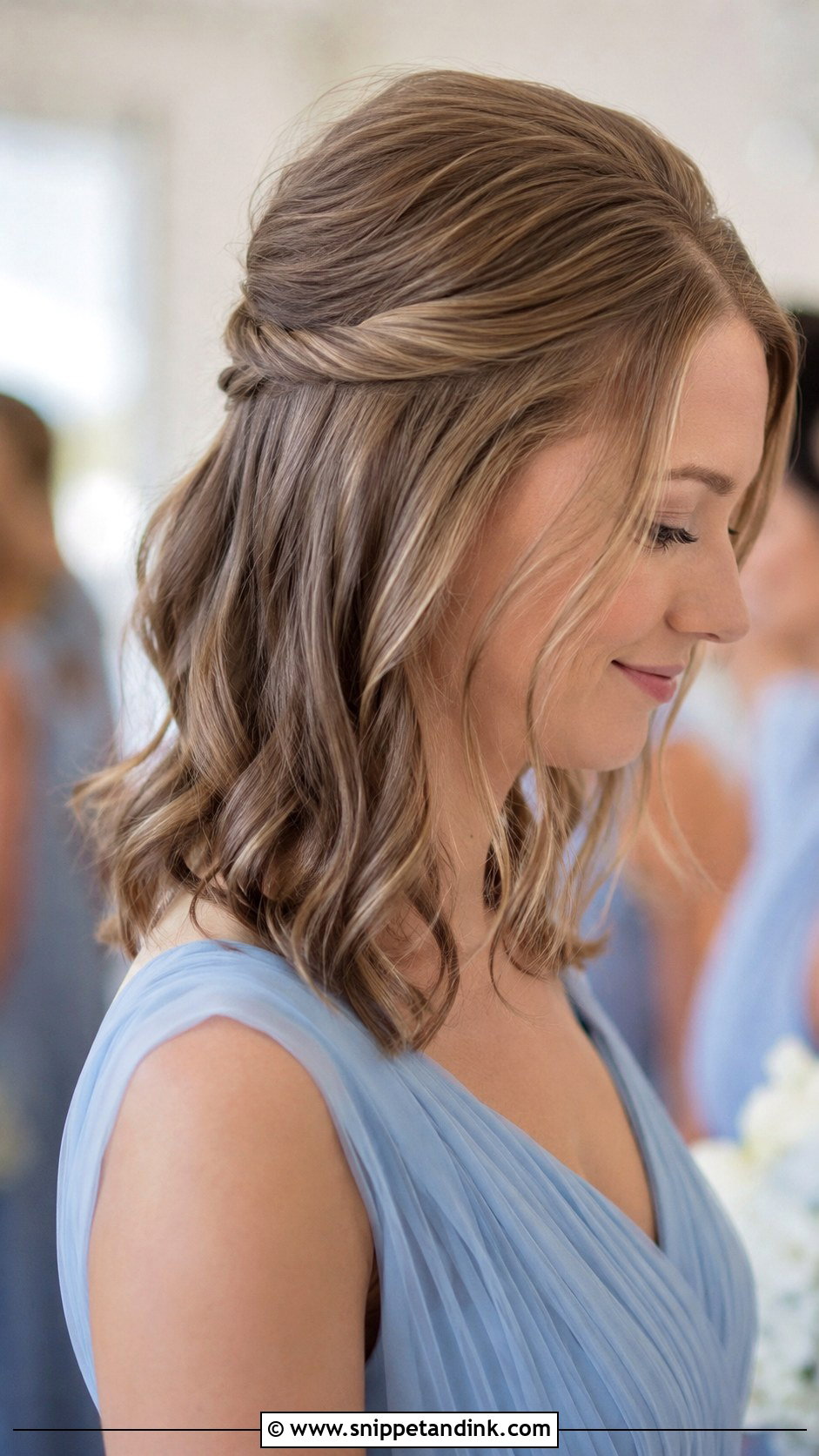 Medium Bridesmaid Hairstyle For Thin Hair - Snippet and Ink - 30 Bridesmaid Hairstyles Medium Length