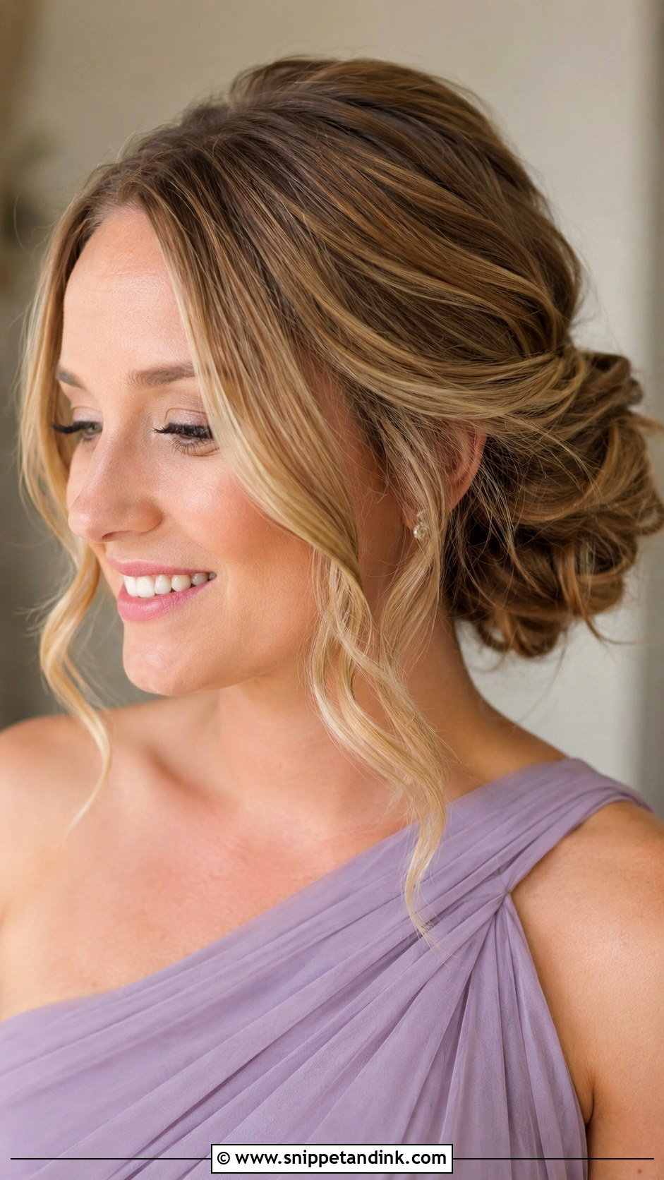 Medium Bridesmaid Hairstyle With Face Framing Pieces - Snippet and Ink - 30 Bridesmaid Hairstyles Medium Length