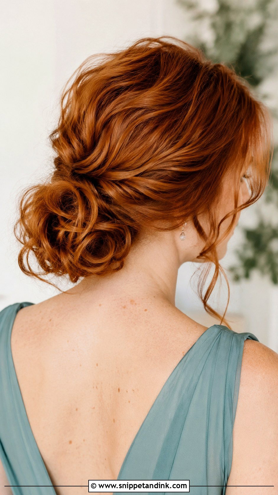 Medium Hair Bridesmaid Messy Bun - Snippet and Ink - 20 Medium Hair Bridesmaid Hairstyles