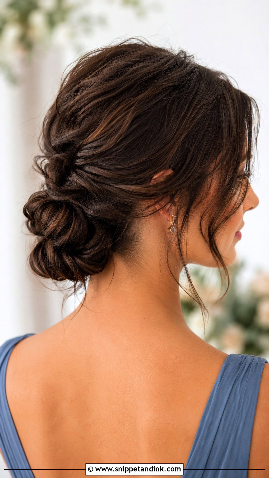 Medium Hair Bridesmaid Updo - Snippet and Ink - 20 Simple Bridesmaid Hair Updo Ideas
