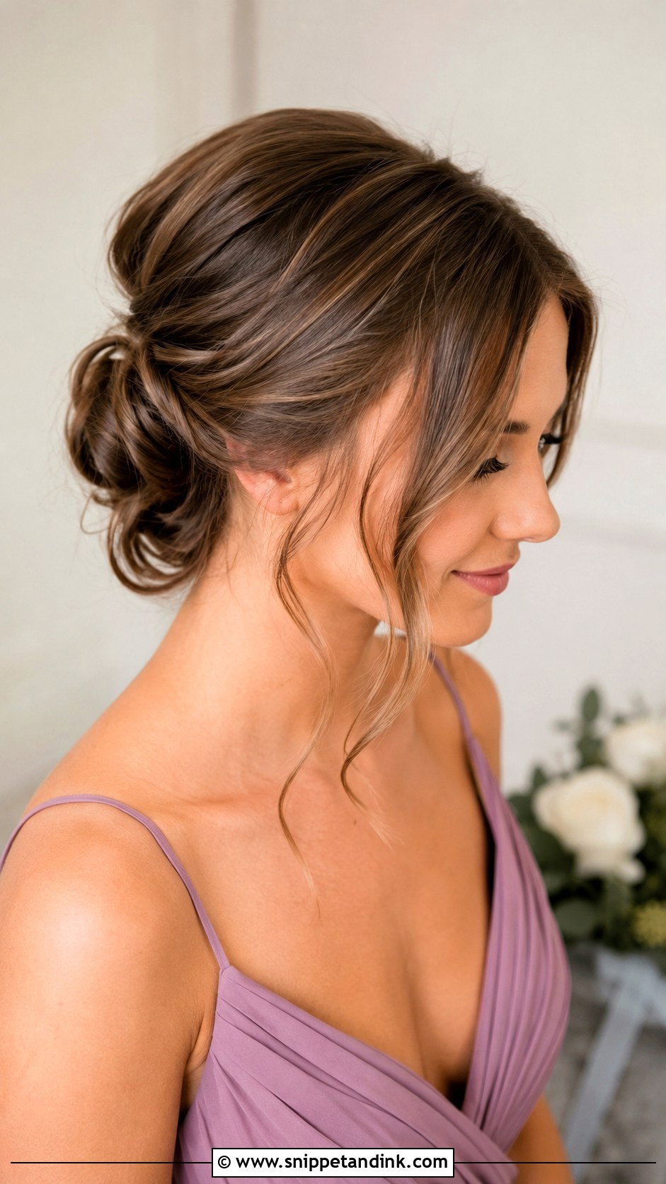 Medium Hair Bridesmaid Updo - Snippet and Ink - 35 Bridesmaid Updo Hairstyles
