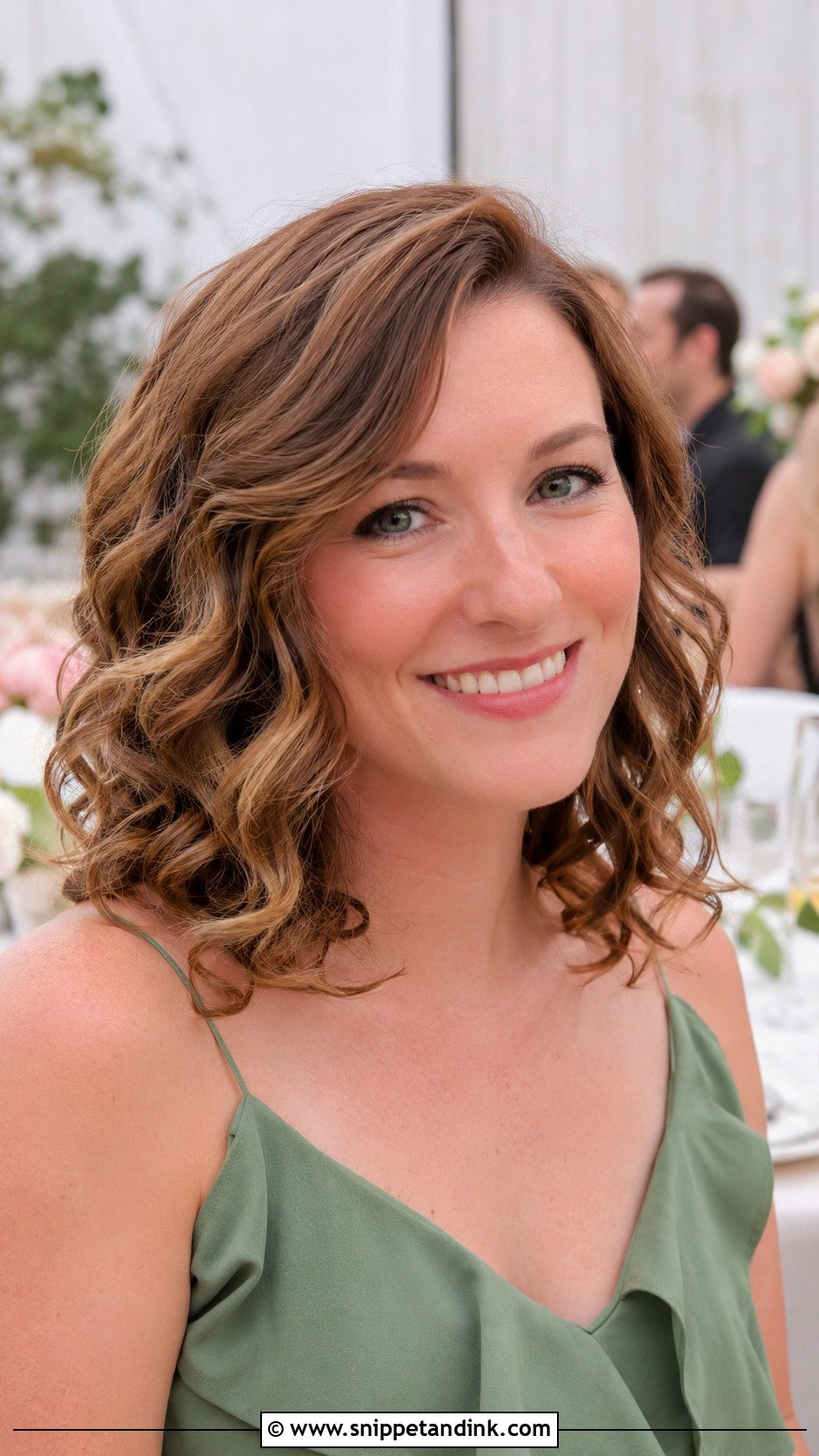 Medium Hair Soft Curls Wedding Guest - Snippet and Ink - 20 Medium Hair Styles Wedding Guest