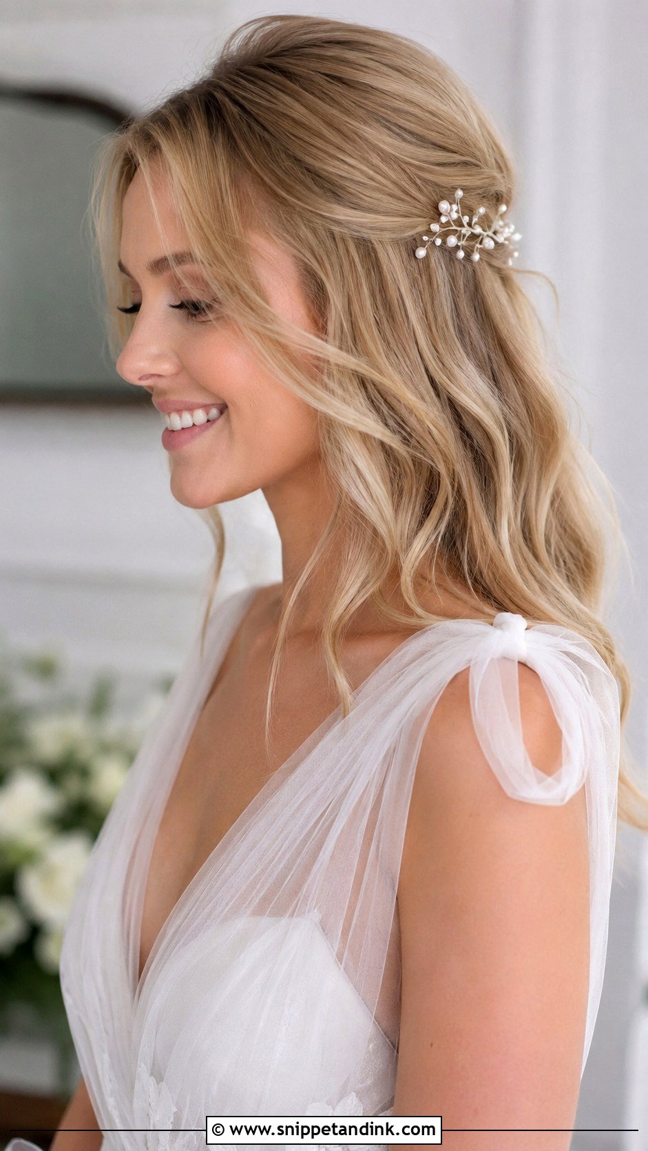 Medium Hair Waves For Thin Hair - Snippet and Ink - 20 Medium Hair Bridal Waves