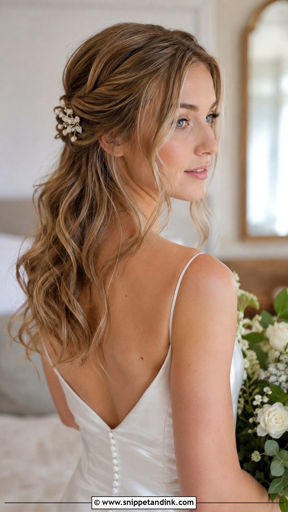 Medium Hair Waves With Low Twist - Snippet and Ink - 20 Medium Hair Bridal Waves