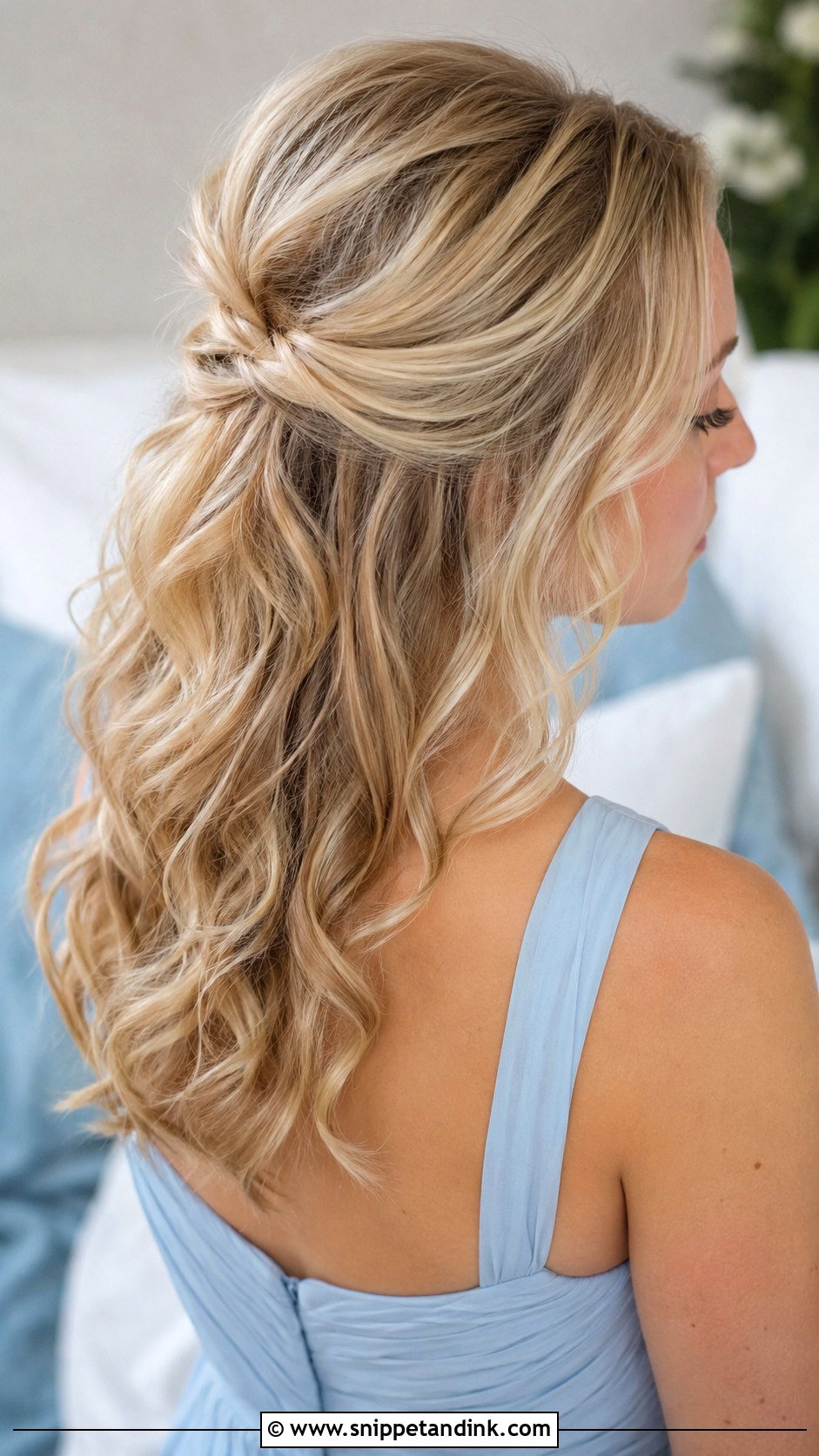 Medium Half Up Half Down Bridesmaid Hair With Volume - Snippet and Ink - 20 Bridesmaid Hairstyles Half Up Half Down Medium