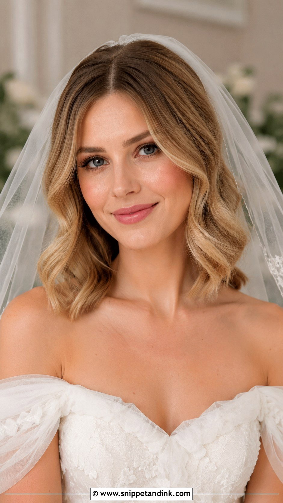 Medium Length Bridal Chignon - Snippet and Ink - 15 Simple Bridal Hair Medium Length Ideas