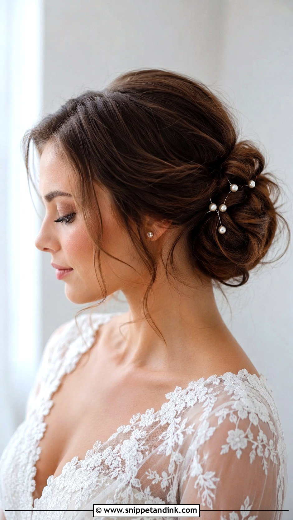 Medium Length Bridal Loose Waves - Snippet and Ink - 15 Simple Bridal Hair Medium Length Ideas