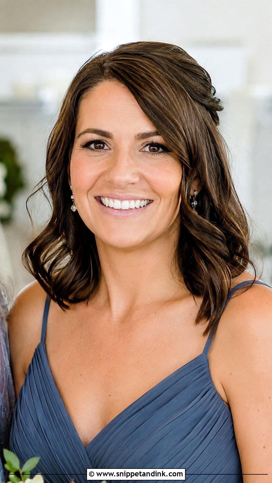 Medium Length Bridesmaid Hair Brown Hair - Snippet and Ink - 20 Bridesmaid Hairstyles Brown Hair