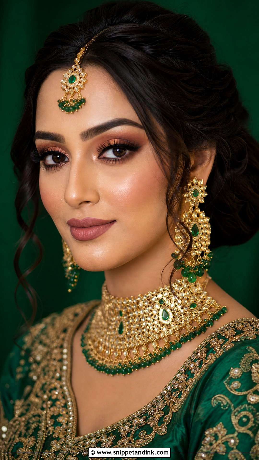 Medium Skin Barat Bridal Makeup - Snippet and Ink - 25 Barat Bridal Makeup Ideas