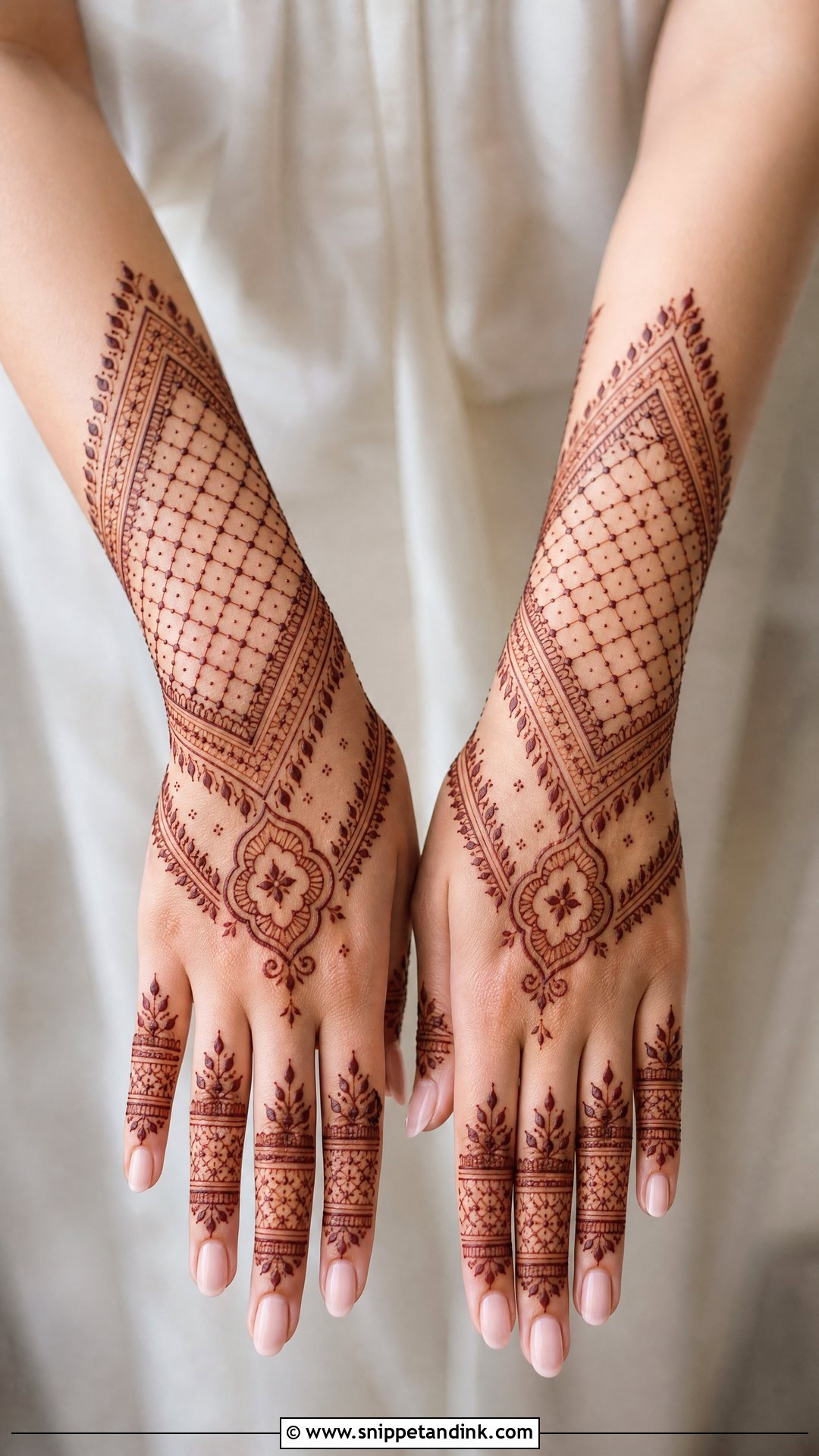 Mehendi Hairstyle For Bride With Crown Braid - Snippet and Ink - 30 Mehendi Hairstyles Brides