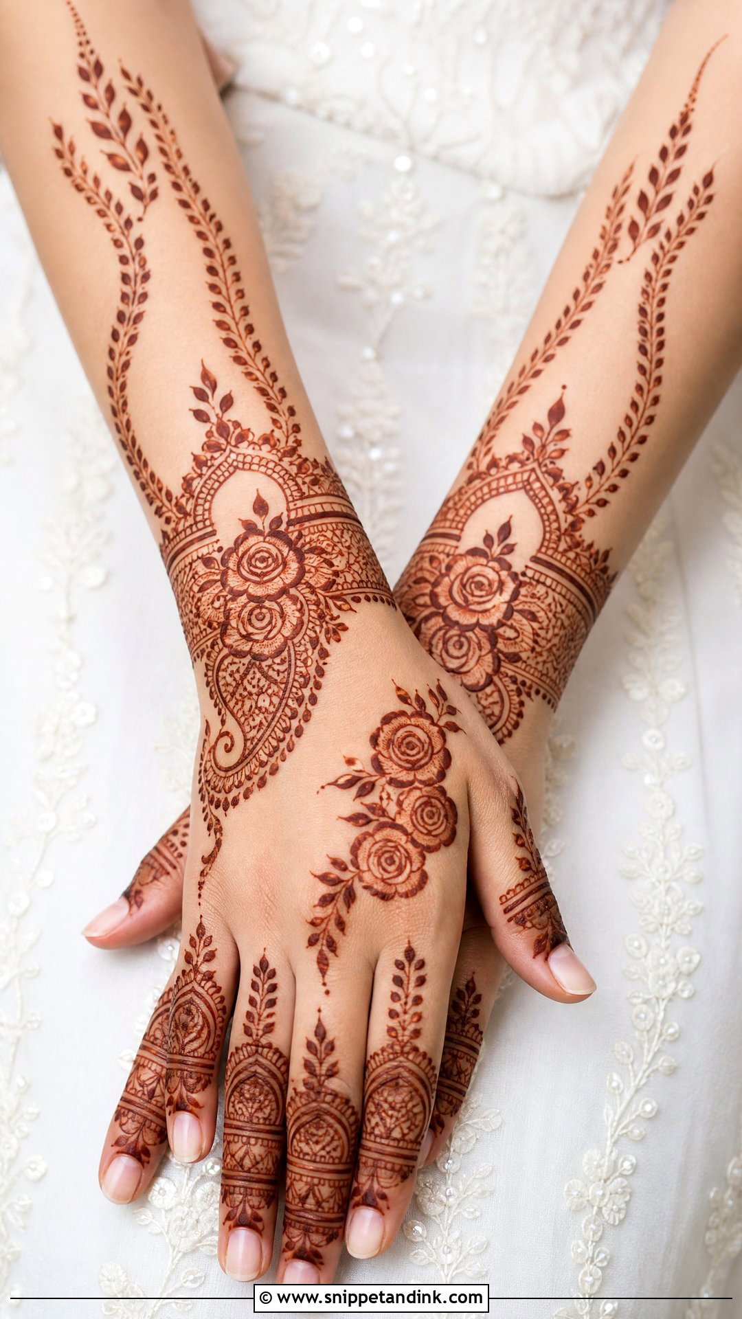Mehendi Hairstyle For Bride With Flower Braid - Snippet and Ink - 30 Mehendi Hairstyles Brides