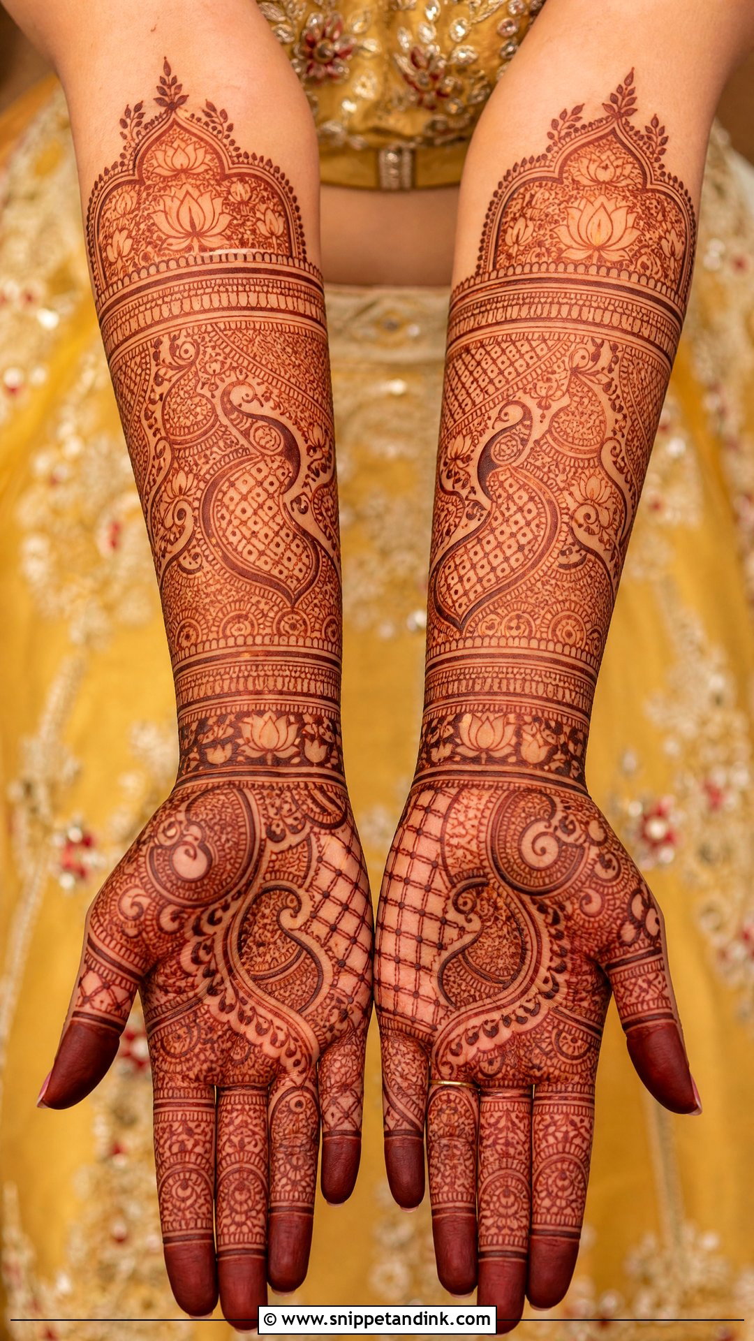 Mehendi Hairstyle For Bride With Gajra Bun - Snippet and Ink - 30 Mehendi Hairstyles Brides