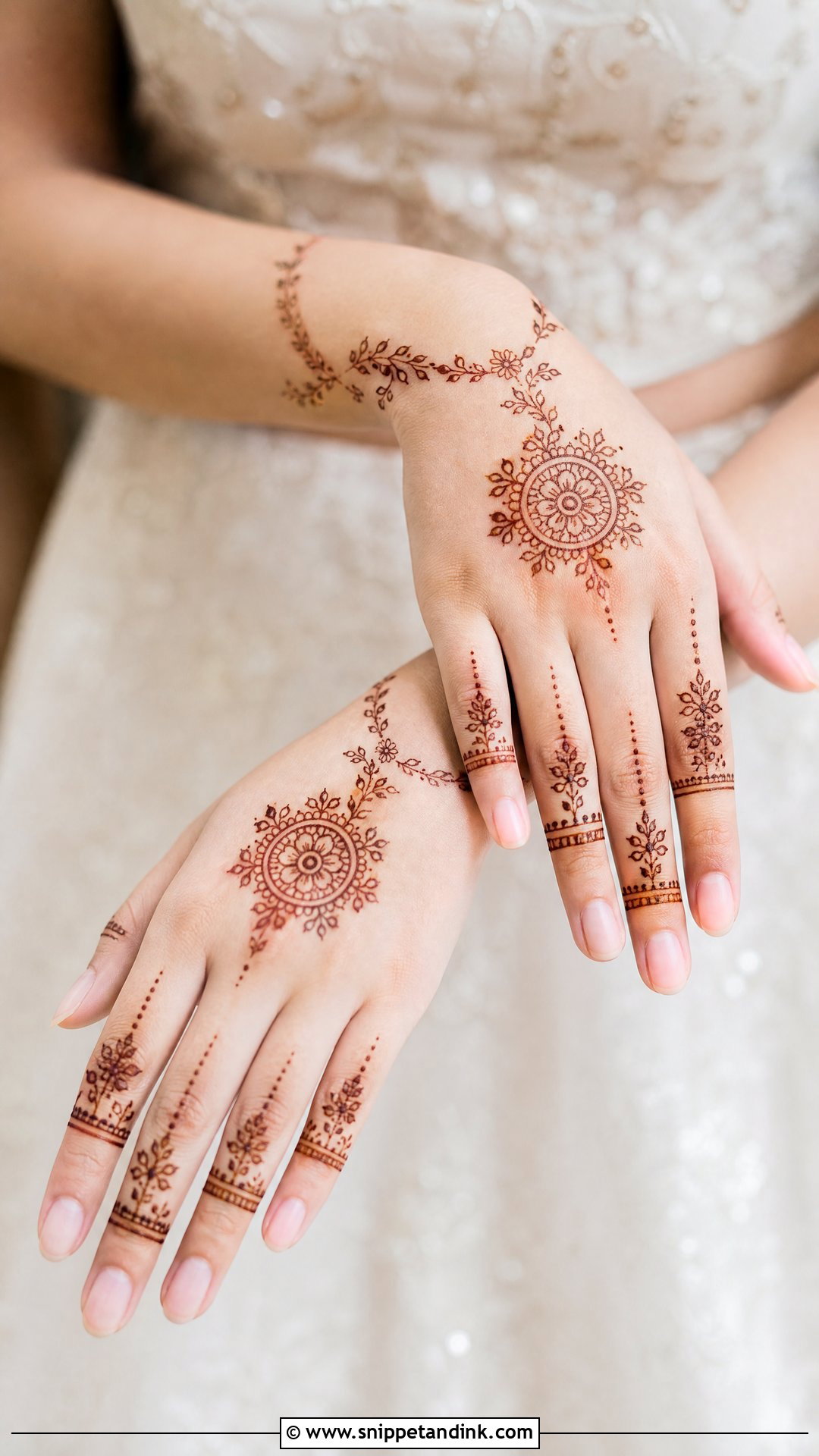 Mehendi Hairstyle For Bride With Minimal Look - Snippet and Ink - 30 Mehendi Hairstyles Brides