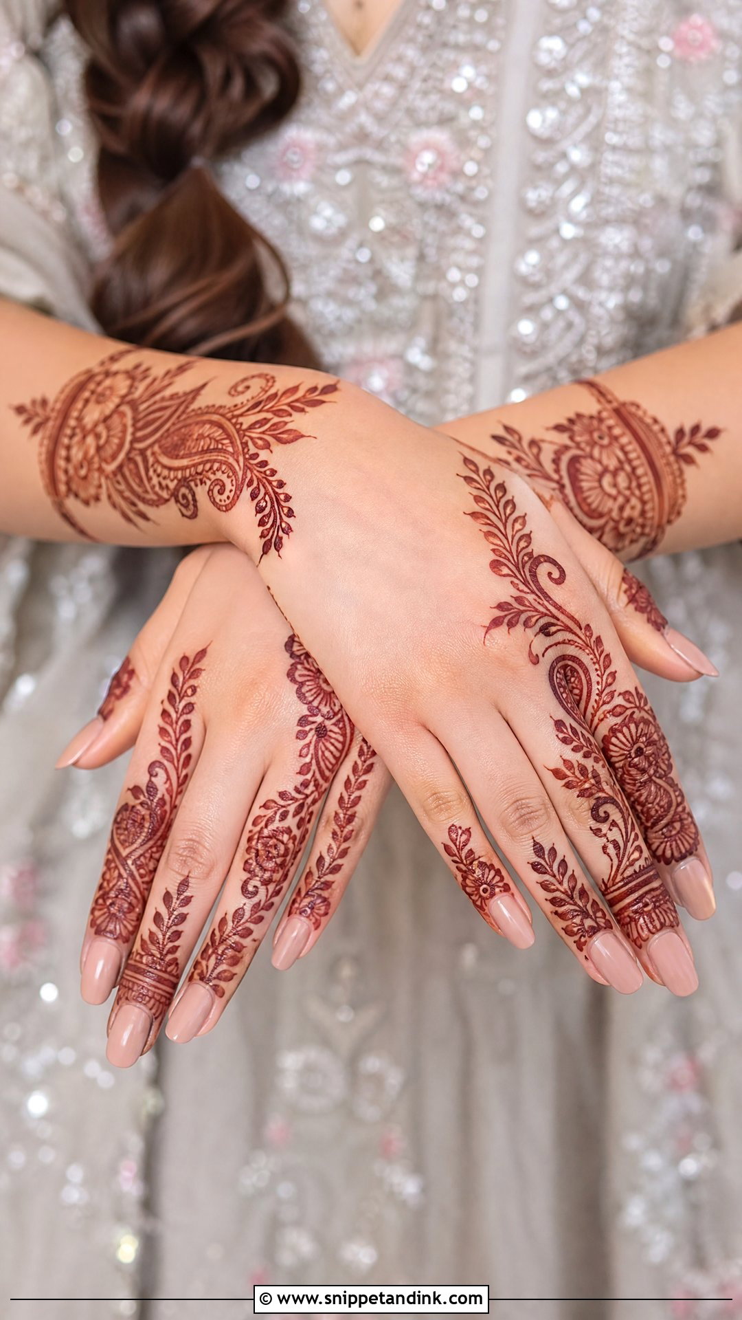 Mehendi Hairstyle For Bride With Side Braid - Snippet and Ink - 30 Mehendi Hairstyles Brides