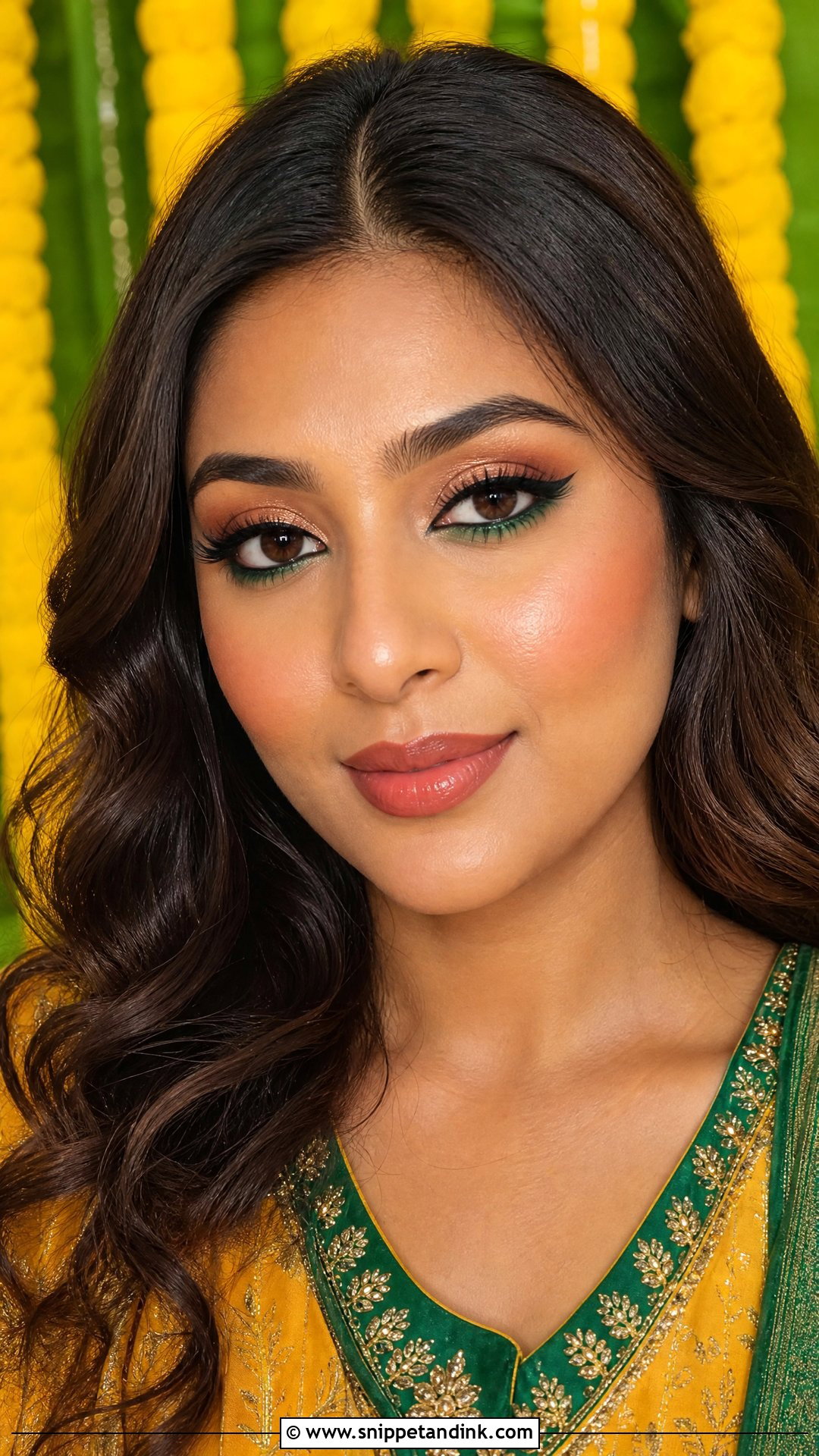 Mehndi Bridal Makeup - Snippet and Ink - 25 Desi Bridal Makeup Ideas