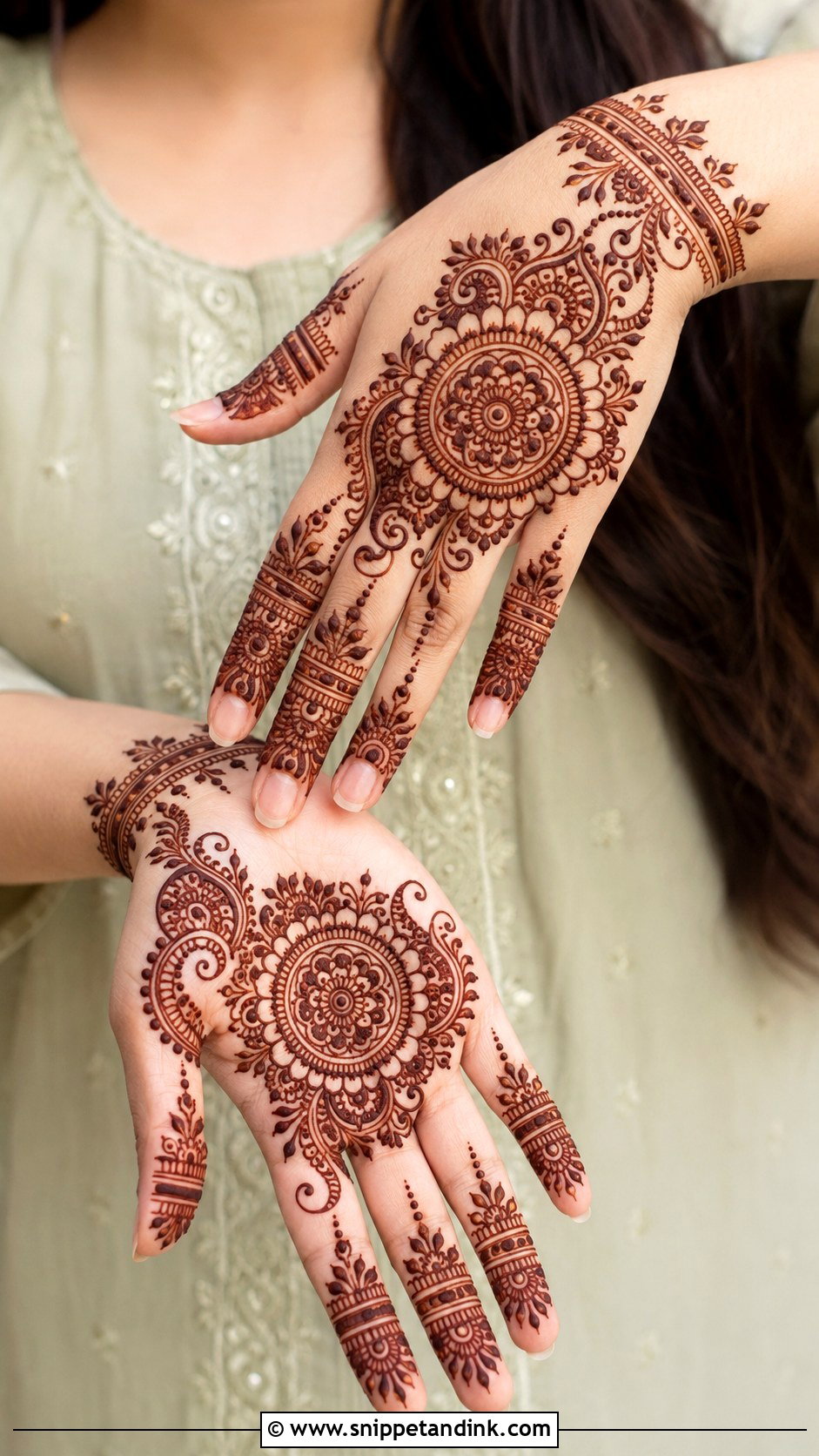Mehndi Design Book For Practice - Snippet and Ink - 35 Mehndi Designs Book