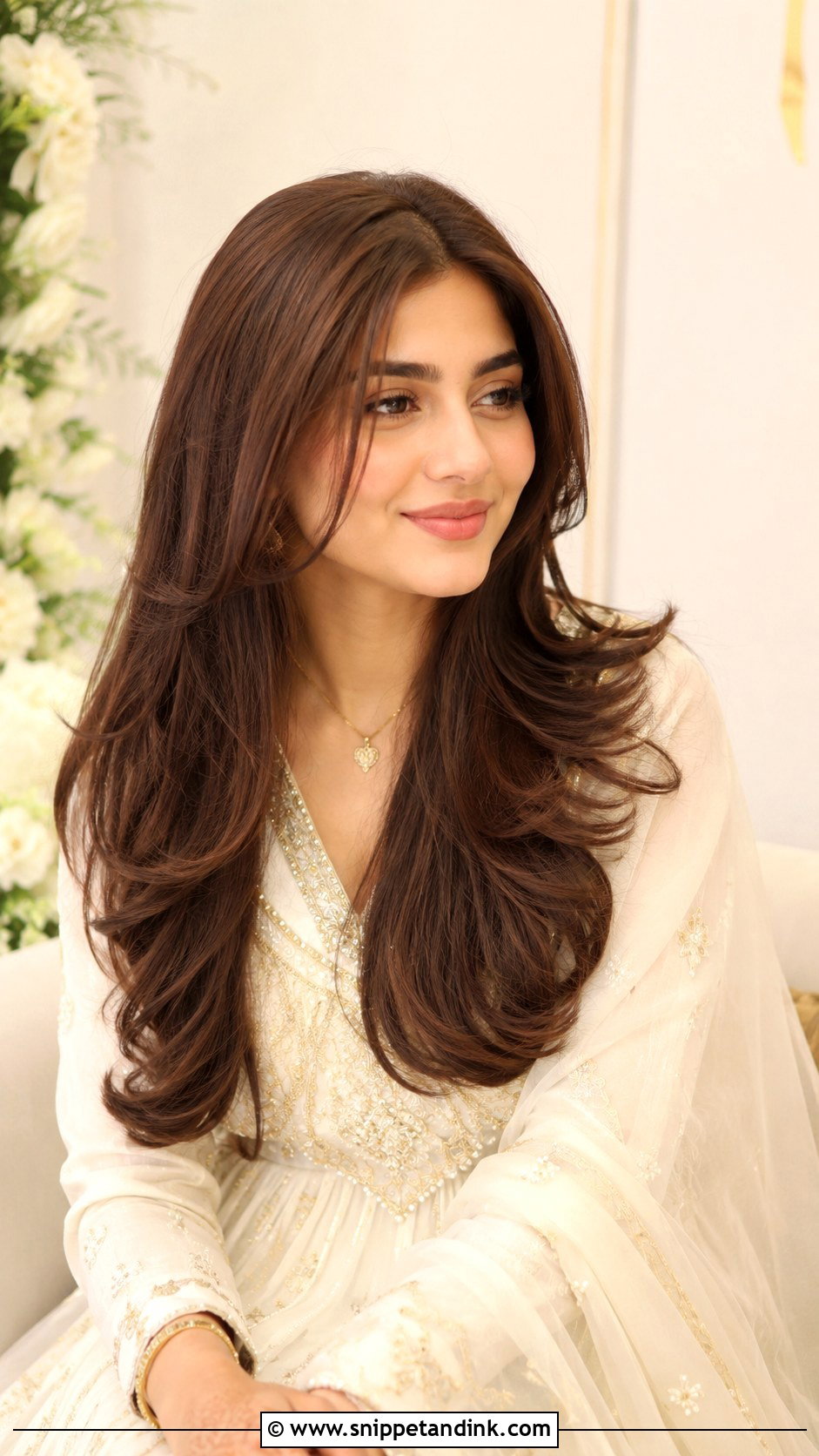 Mehndi Guest Soft Blowout - Snippet and Ink - 20 Mehndi Guest Hairstyle Ideas