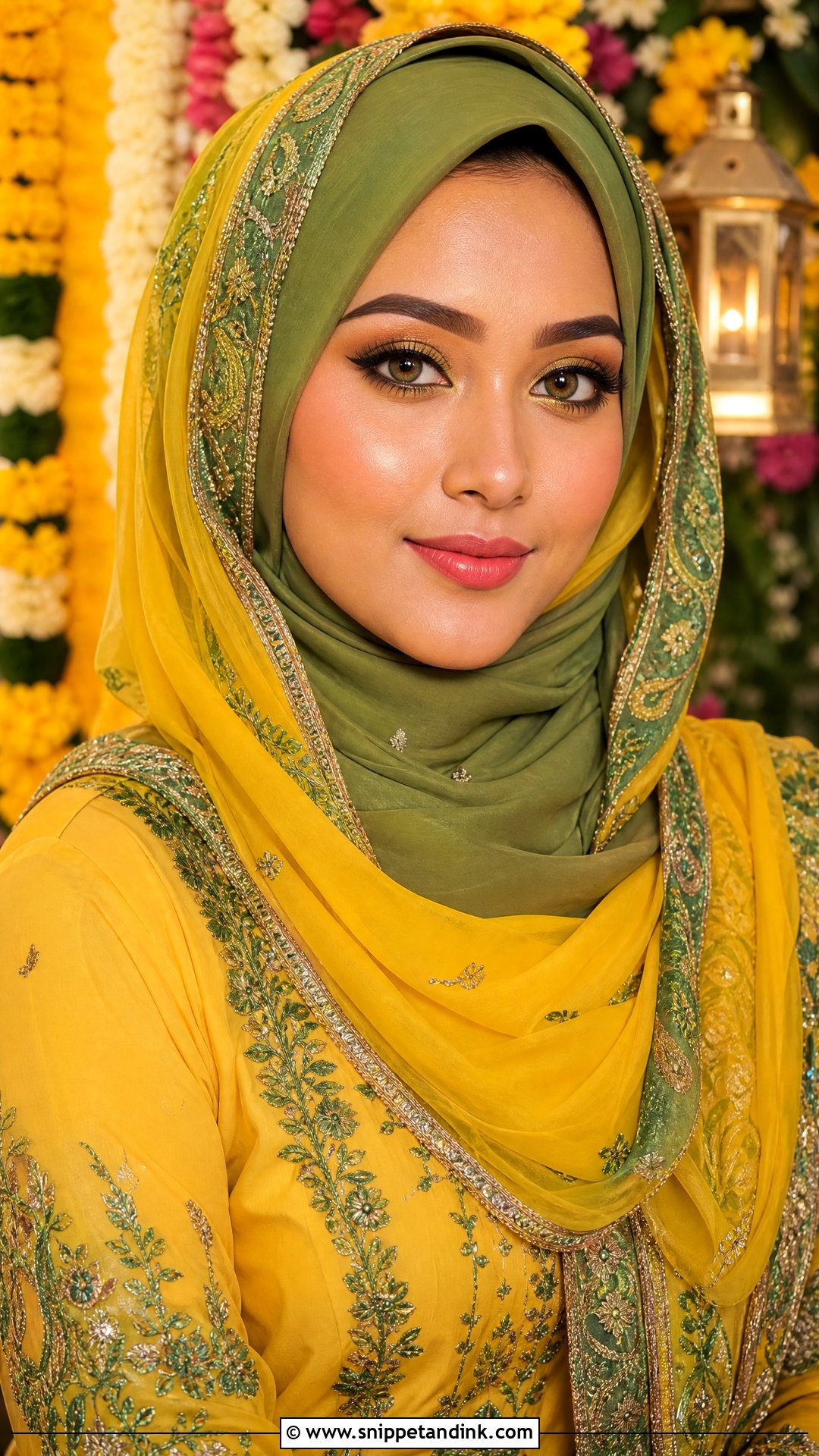 Mehndi Muslim Bridal Makeup - Snippet and Ink - 20 Muslim Bridal Makeup Ideas