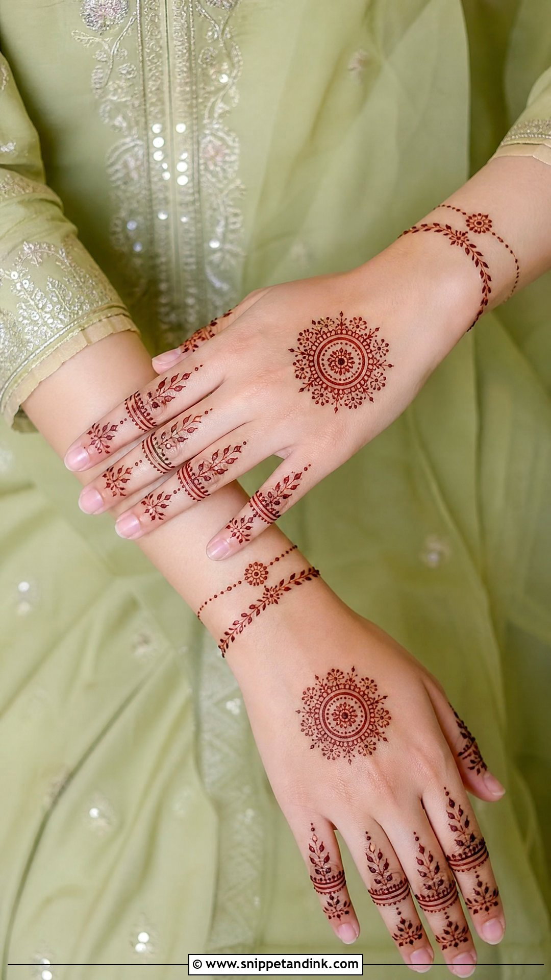 Mehndi Palazzo Suit Design - Snippet and Ink - 20 Mehndi Dresses Designs