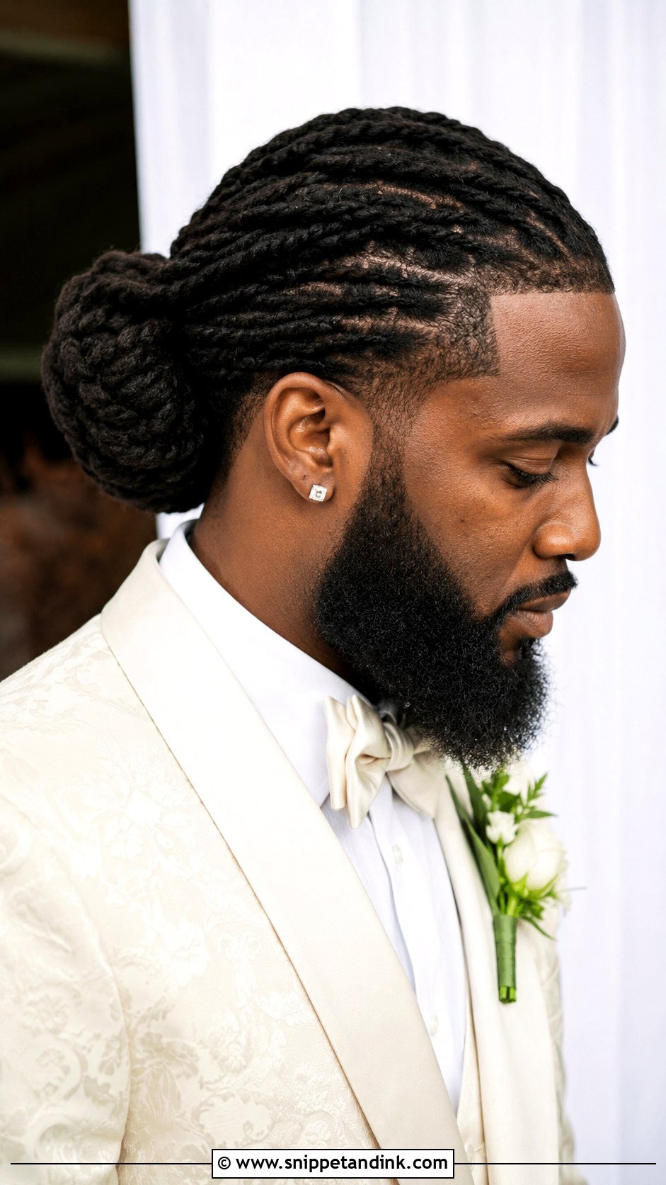Men Long Dreadlocks Wedding - Snippet and Ink - 15 Men Long Hair Wedding Ideas