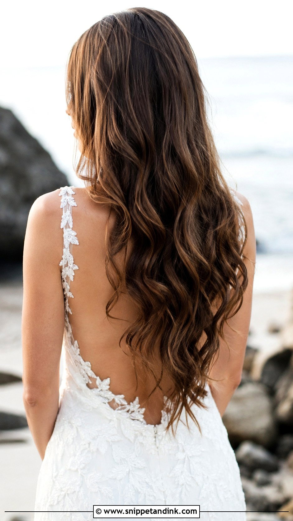 Mermaid Beach Waves for Wedding - Snippet and Ink - 20 Beach Waves Hairstyles for Wedding